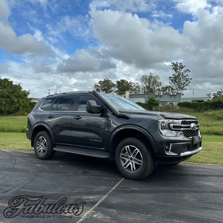 Ford Everest Next Gen 4 Inch Stainless Snorkel and Alloy Washer Bottle Kit (Short & Mid Entry Available)