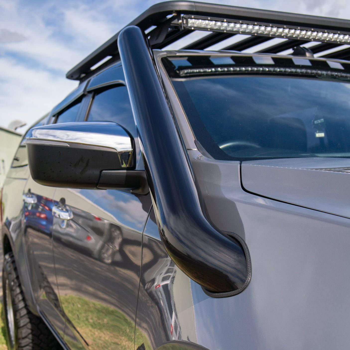 Mazda BT50 2020 Onwards Stainless Snorkel and Alloy Pod Filter Airbox Kit (Short & Mid Entry Available)