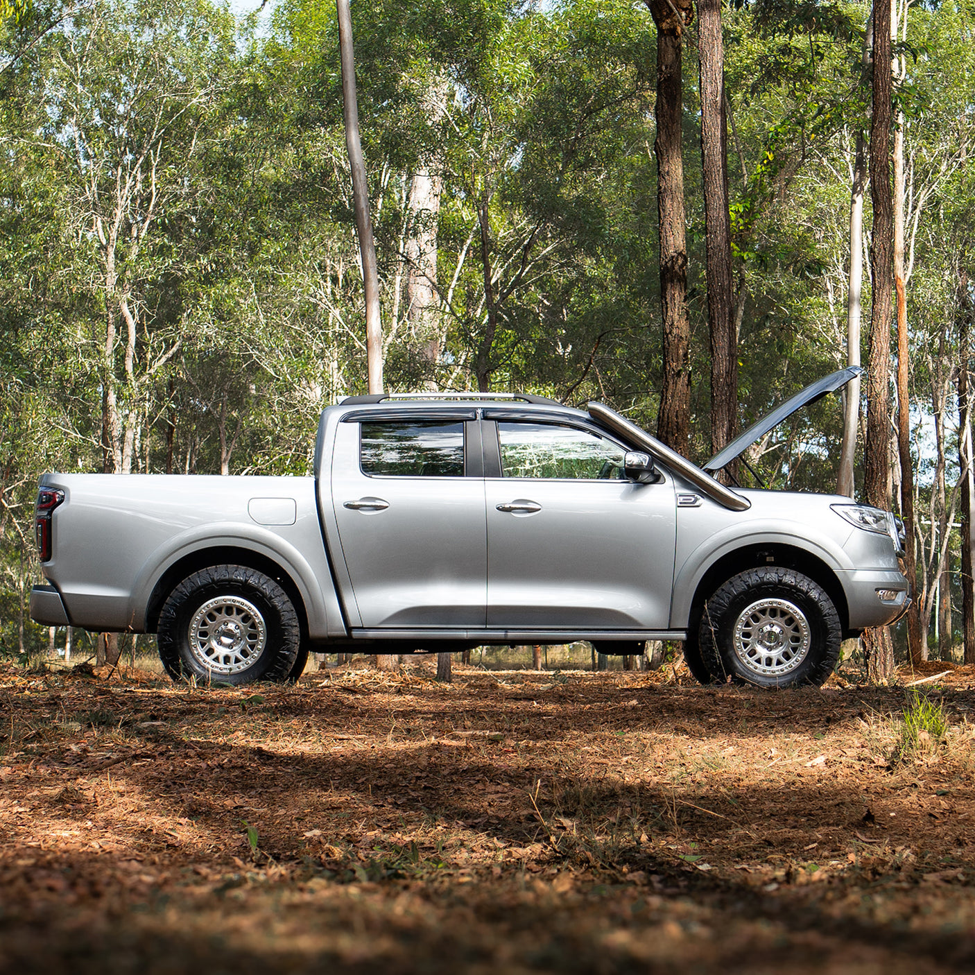 GWM Cannon Short Entry Stainless Snorkel and Pod Filter Alloy Airbox