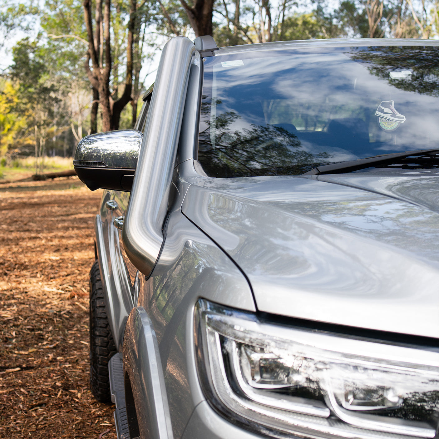 GWM Cannon Short Entry Stainless Snorkel and Pod Filter Alloy Airbox