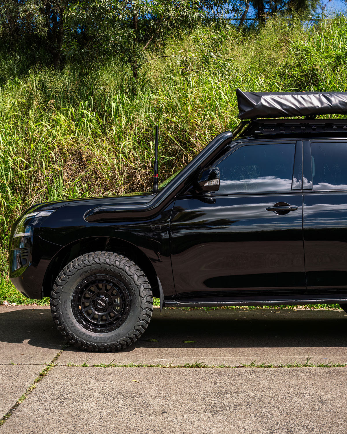 Nissan Y62 Patrol 5" Long Entry Stainless Snorkel