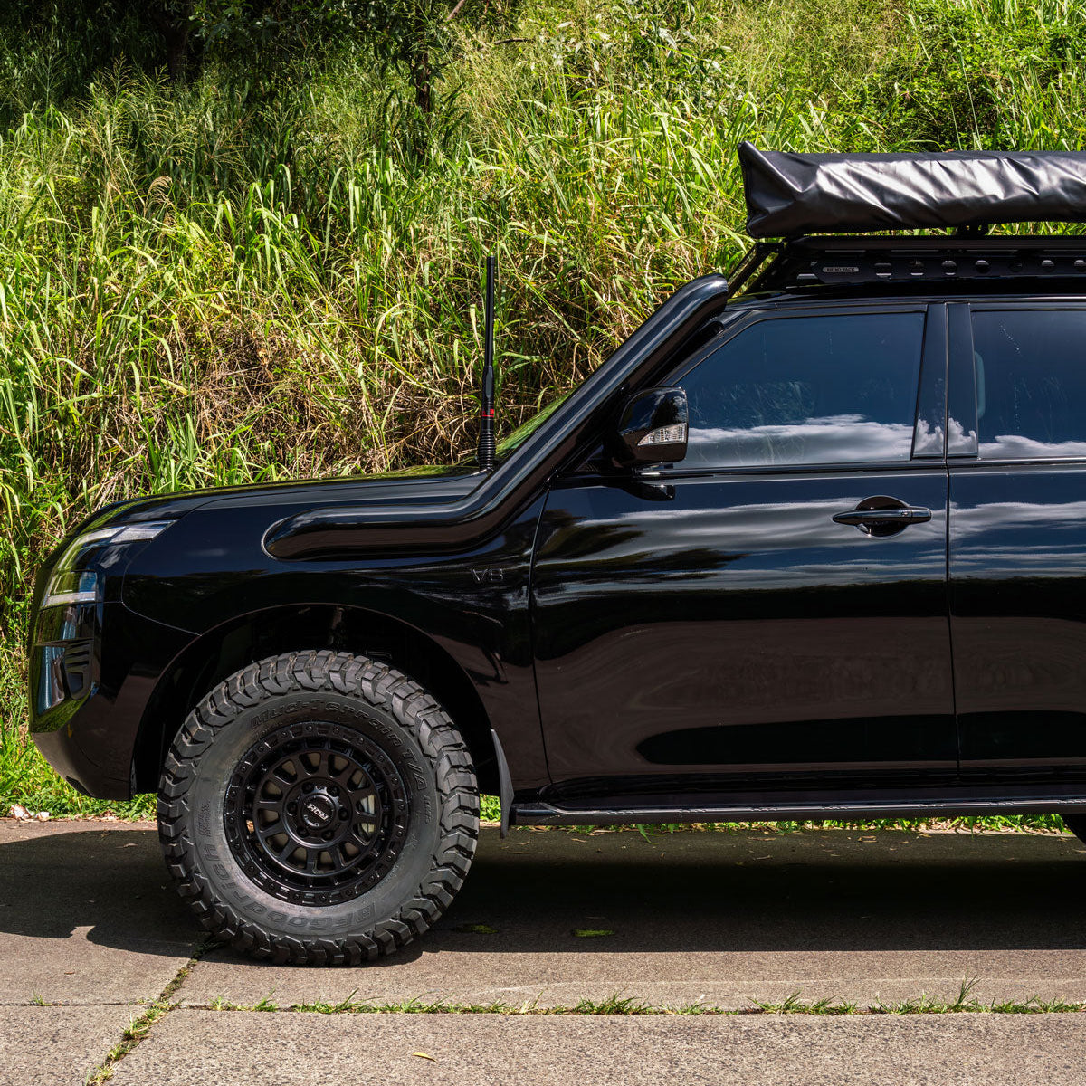 Nissan Y62 Patrol 5" Long Entry Stainless Snorkel