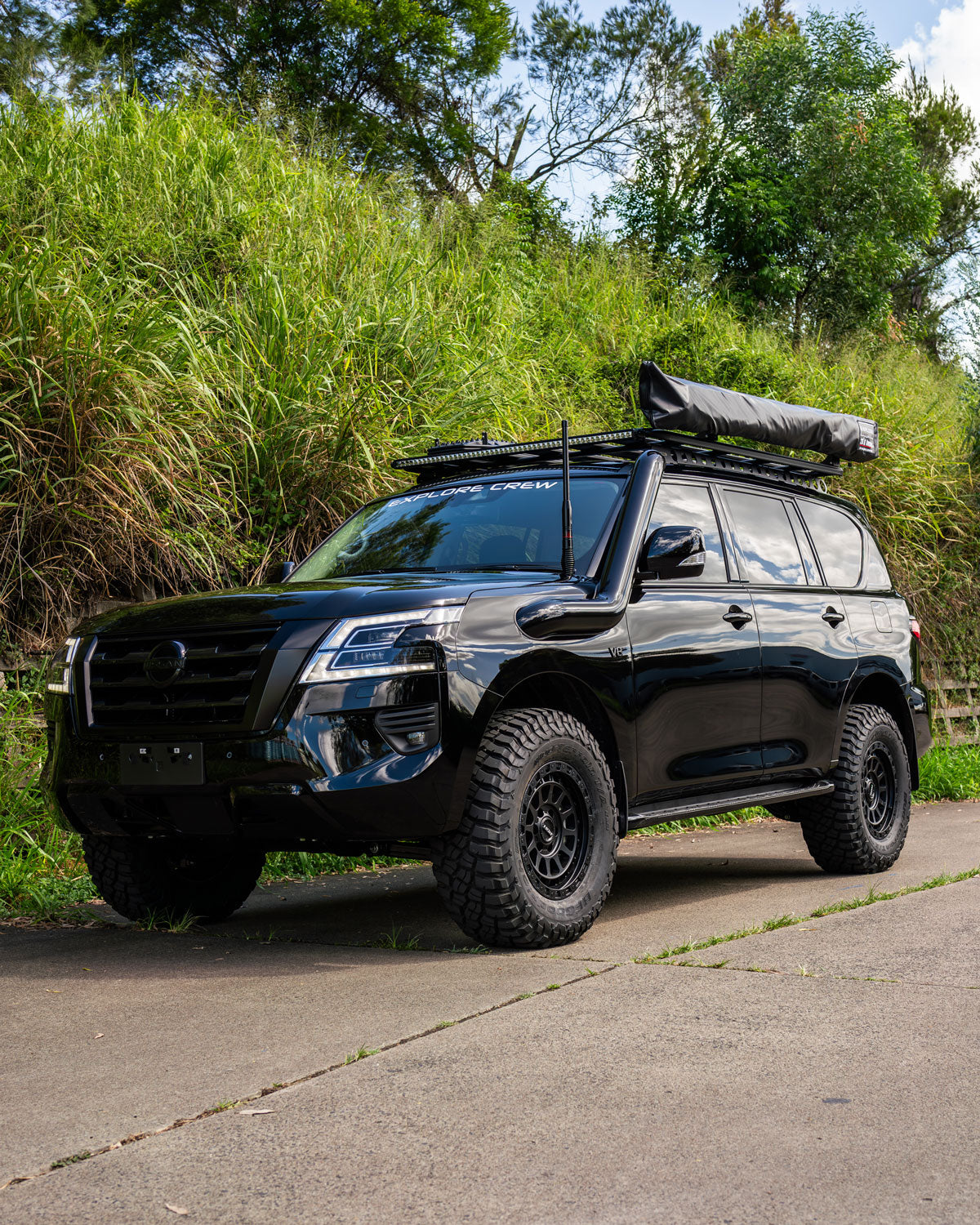 Nissan Y62 Patrol 5" Long Entry Stainless Snorkel