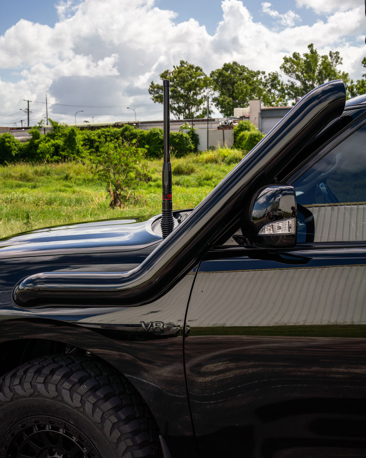 Nissan Y62 Patrol 5" Long Entry Stainless Snorkel