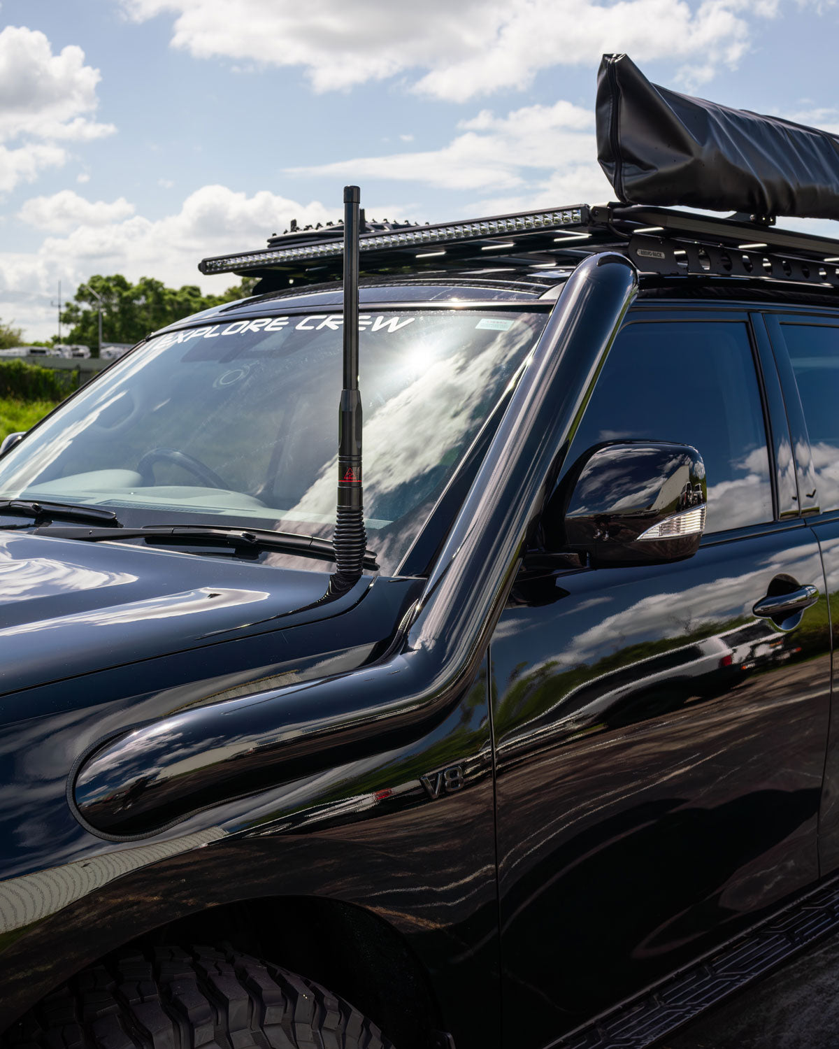 Nissan Y62 Patrol 5" Long Entry Stainless Snorkel