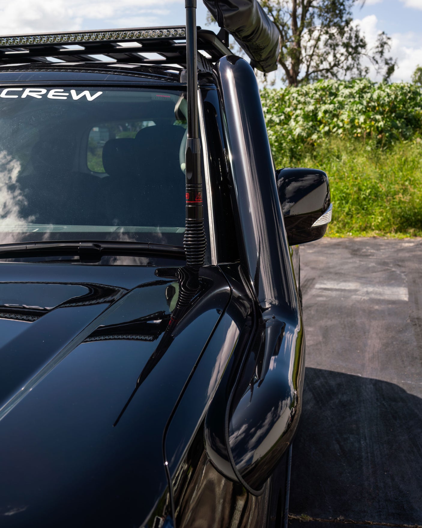 Nissan Y62 Patrol 5" Long Entry Stainless Snorkel