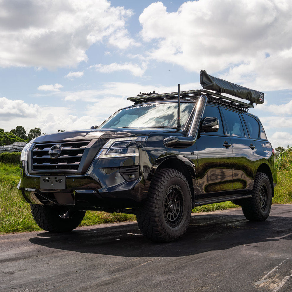 Nissan Y62 Patrol 5" Long Entry Stainless Snorkel