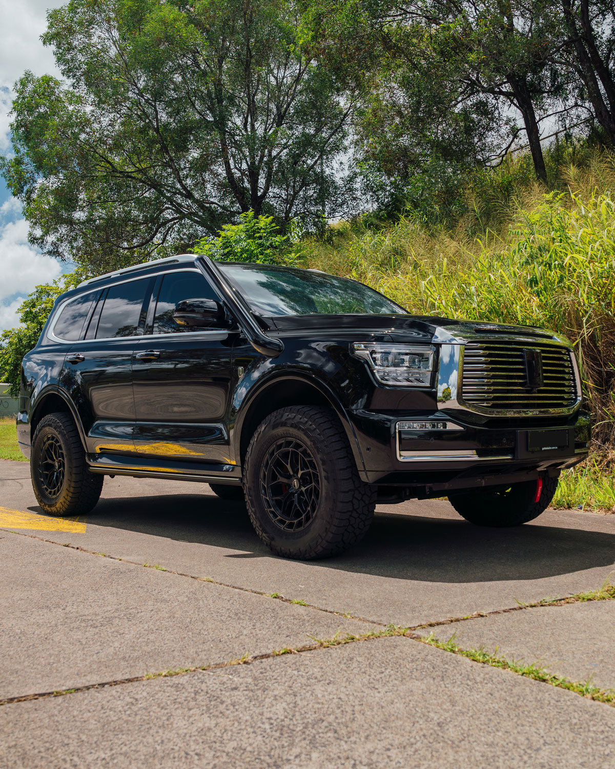 GWM TANK 500 Short Entry Stainless Snorkel