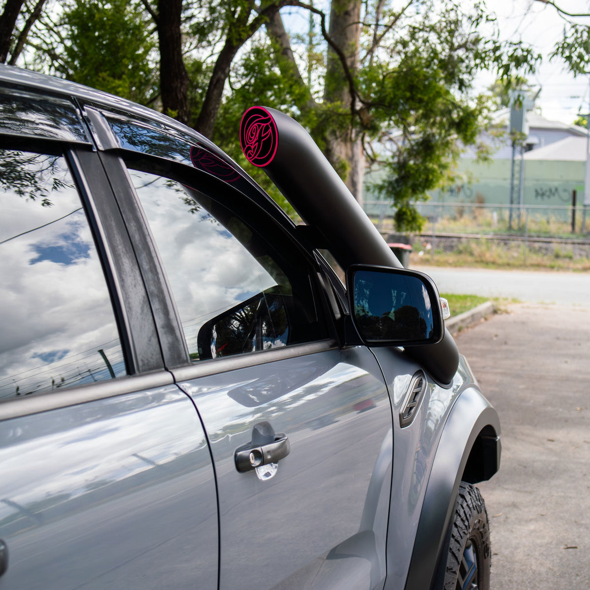 Ford Ranger Raptor 5" Short Entry Stainless Snorkel and Airbox Kit