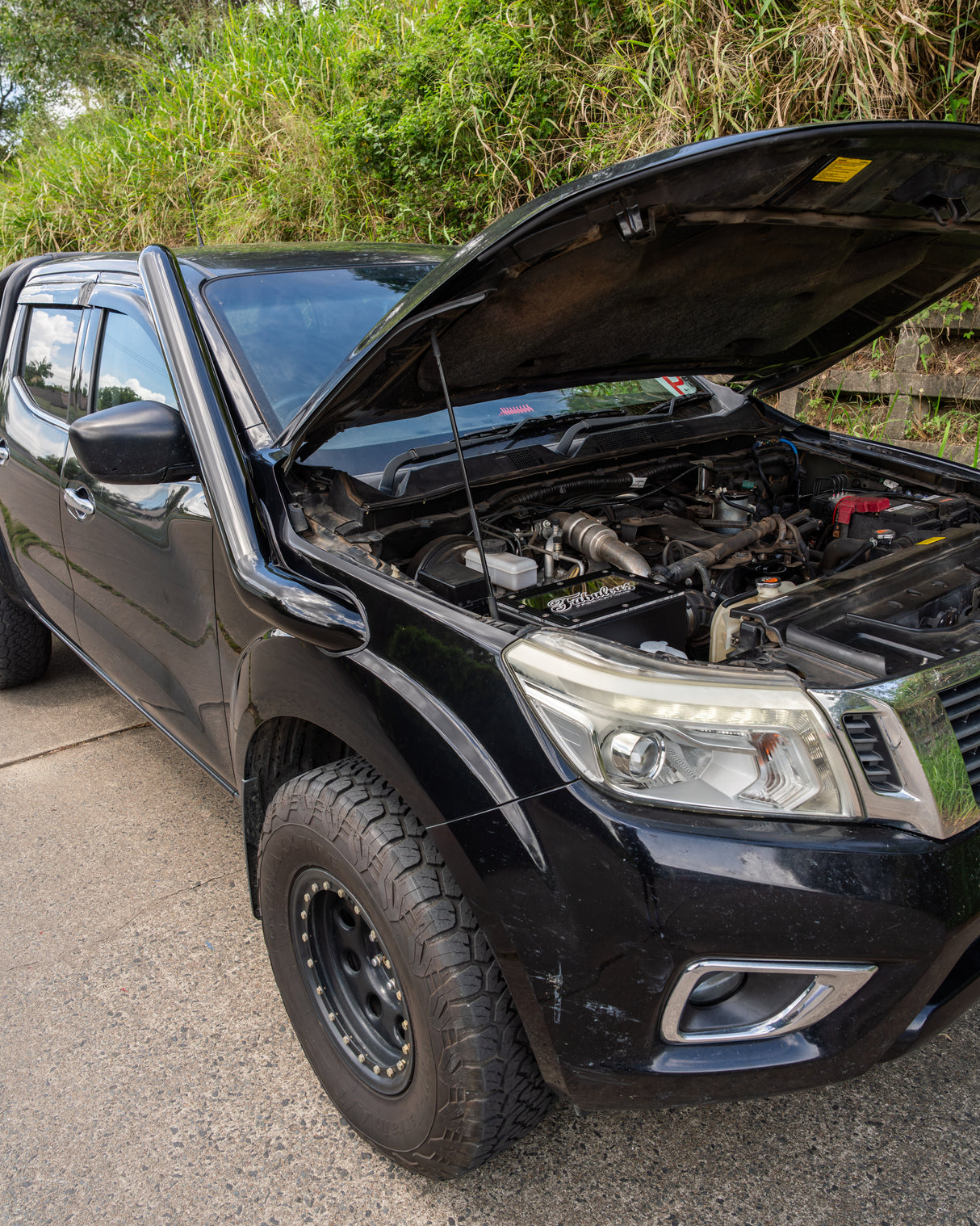 Nissan Navara NP300 Stainless Snorkel and Alloy Airbox Kit (Short & Mid Entry Available)
