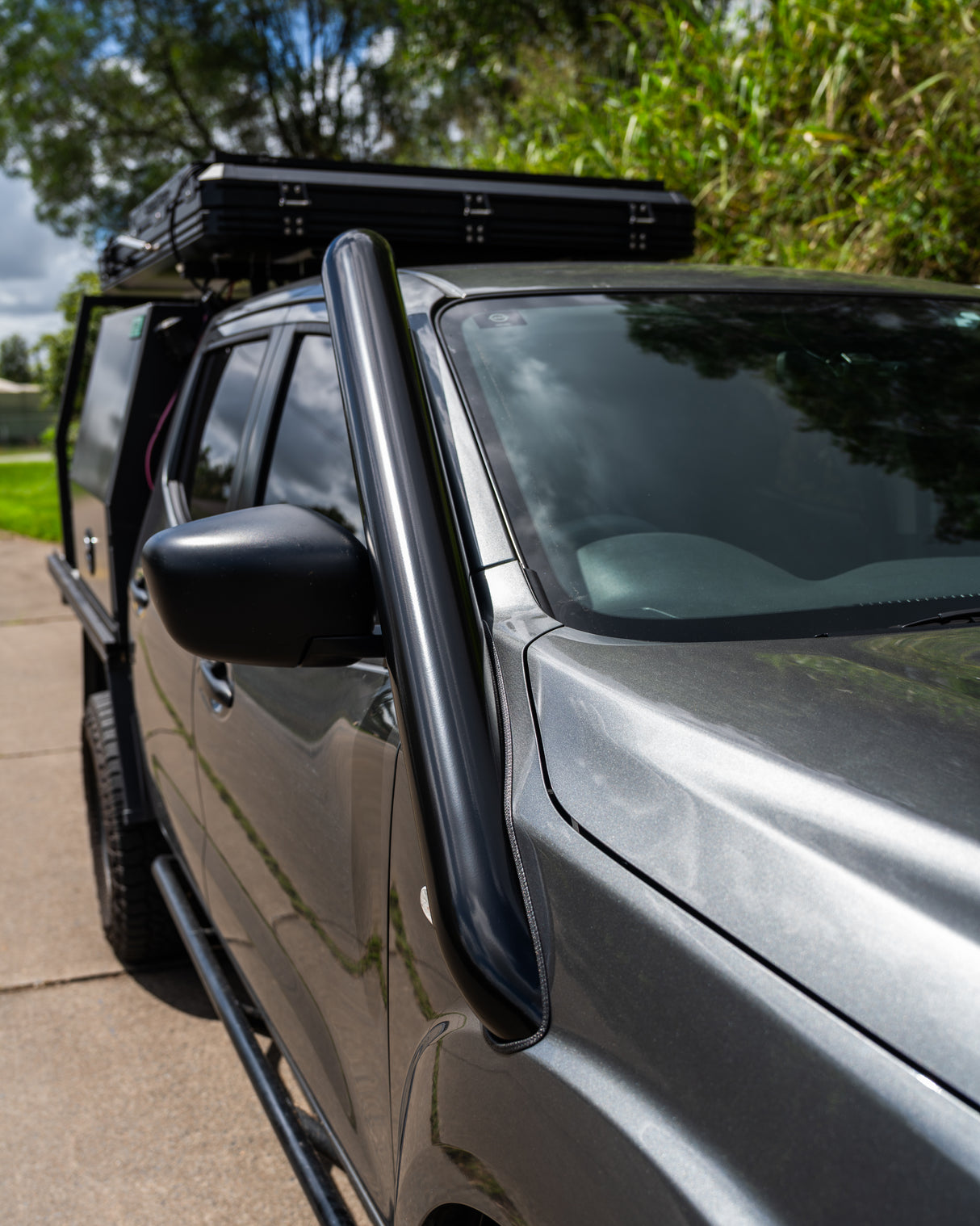 Nissan Navara NP300 Stainless Snorkel and Alloy Airbox Kit (Short & Mid Entry Available)