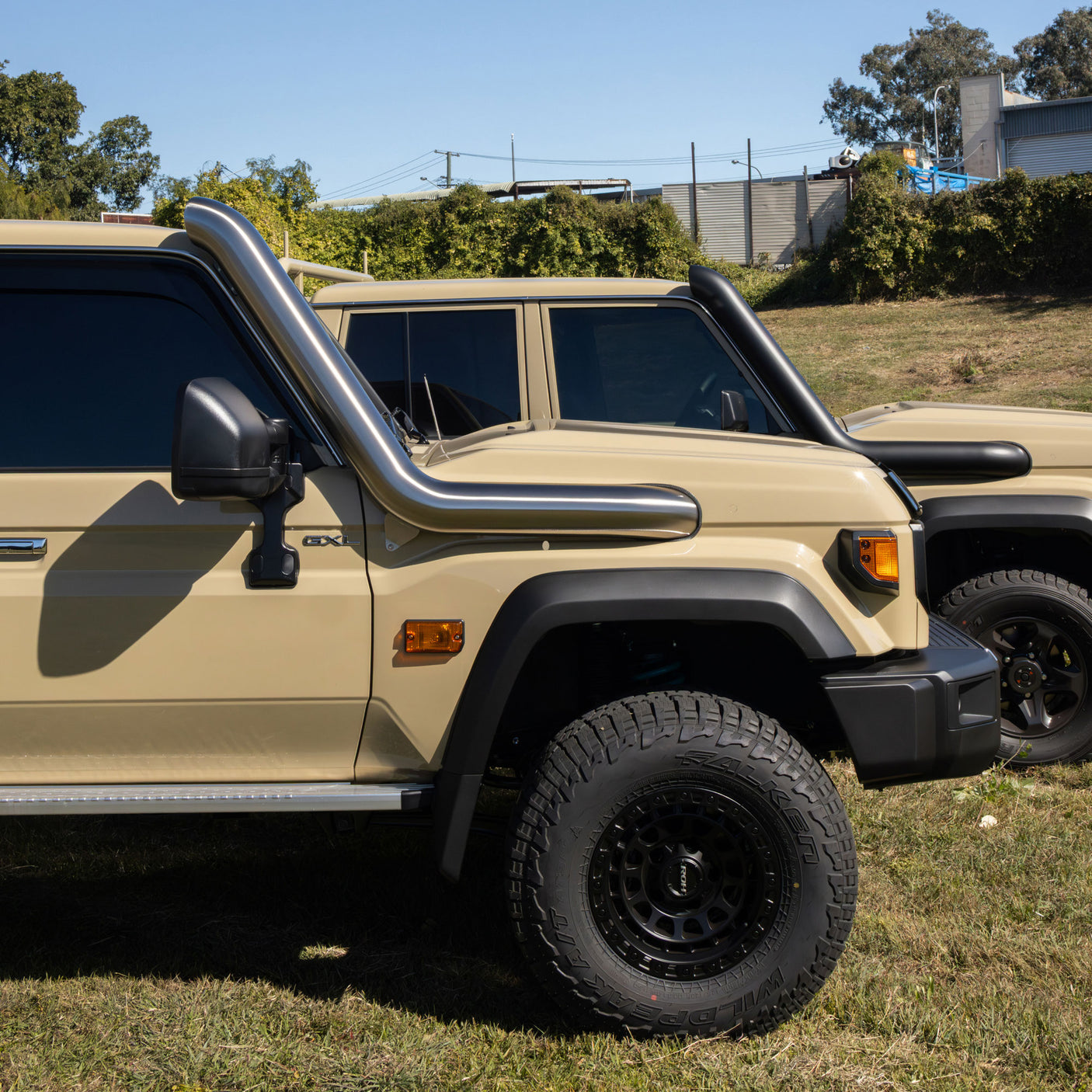 5 Inch Stainless Snorkel to suit Toyota Landcruiser 1VD & 1GD 76/78/79 (Facelift 2023 Onwards)