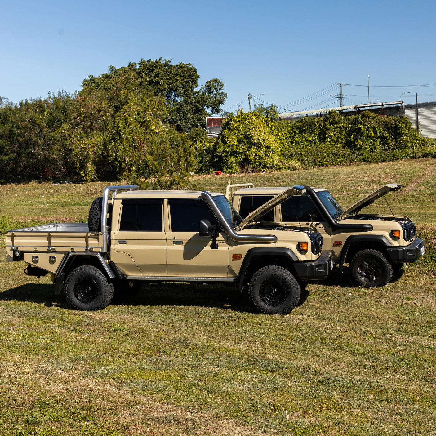 5 Inch Stainless Snorkel to suit Toyota Landcruiser 1VD & 1GD 76/78/79 (Facelift 2023 Onwards)