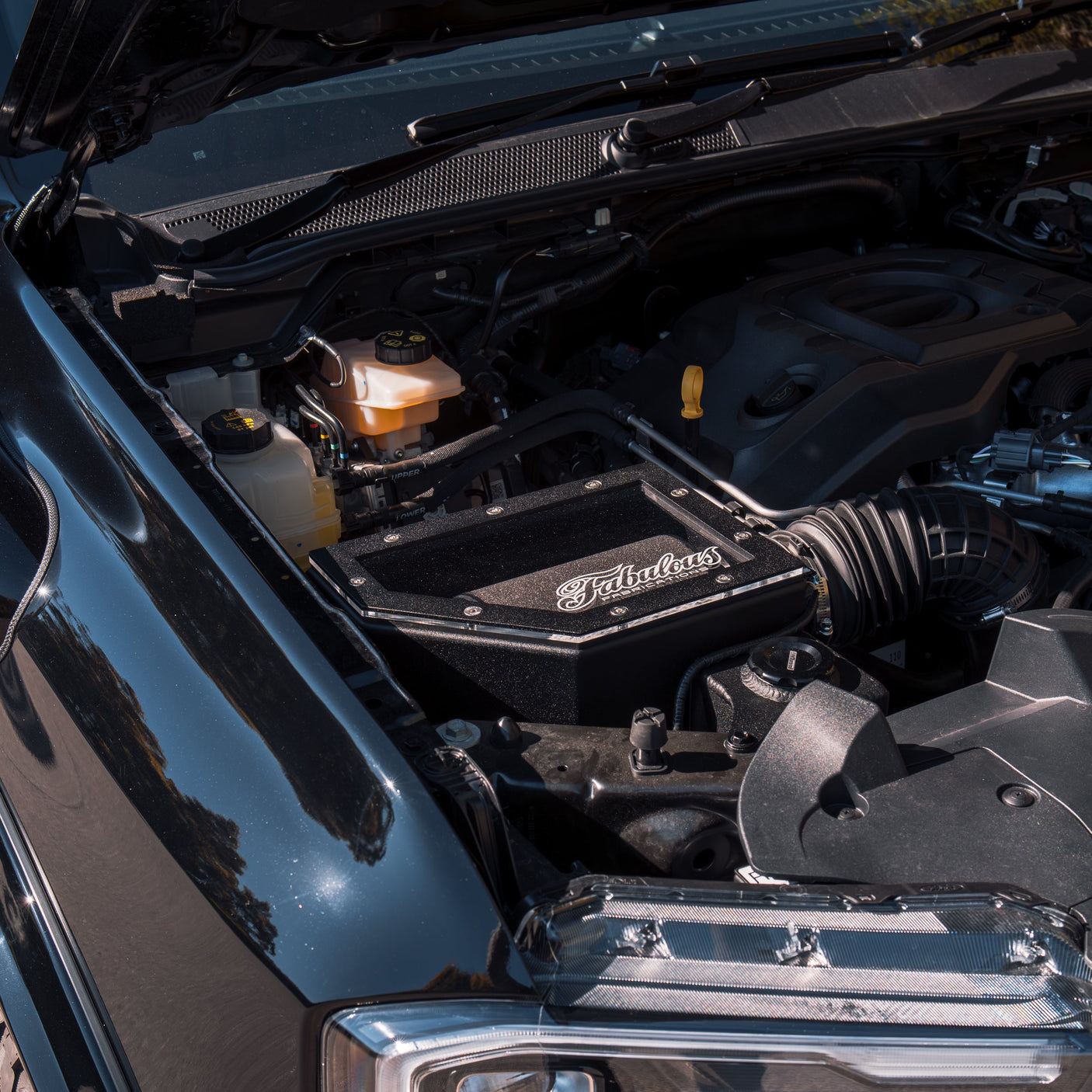 Ford Ranger Next Gen 5 Inch Stainless Snorkel Kit and Alloy Airbox Kit