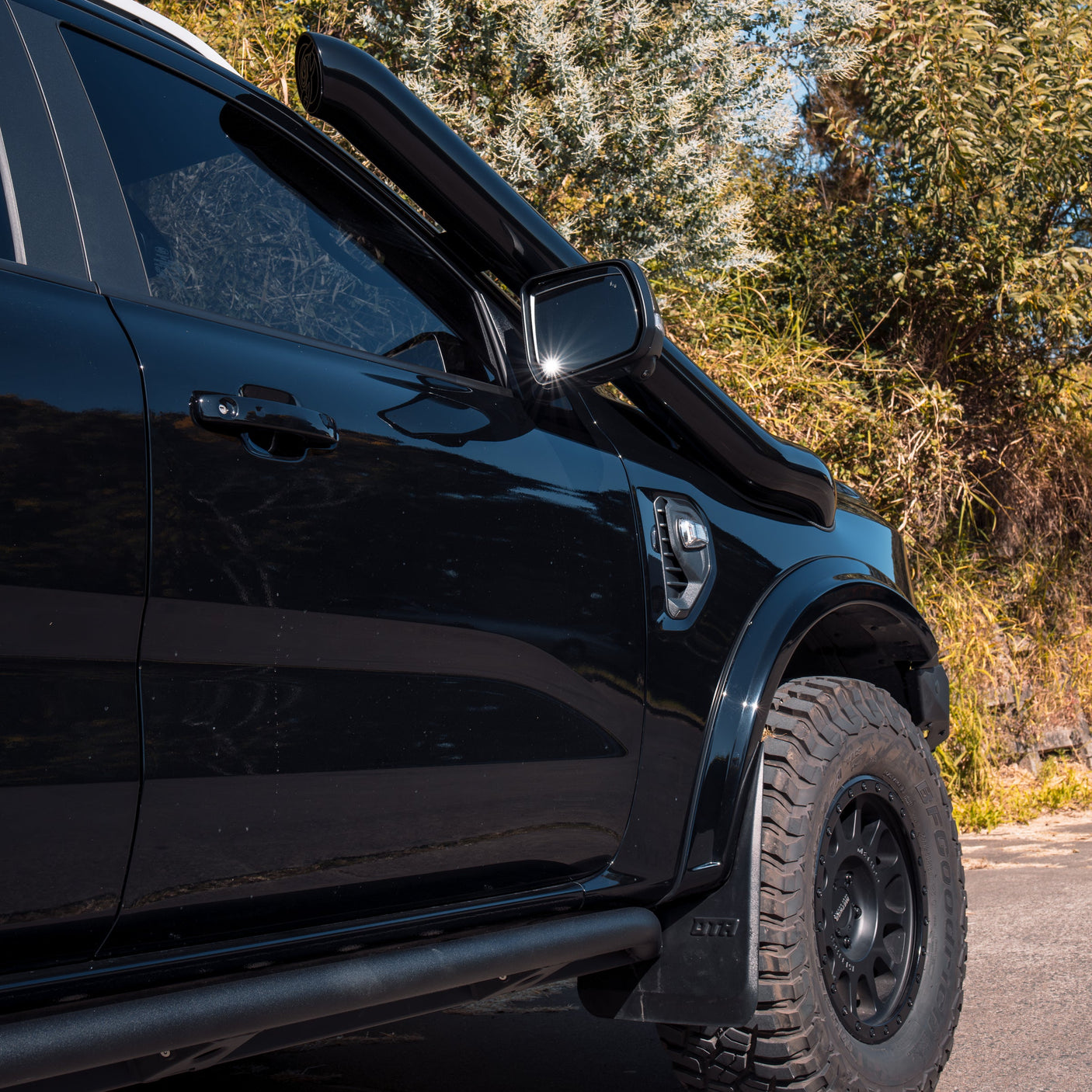 Ford Ranger Next Gen 5 Inch Stainless Snorkel Kit and Alloy Airbox Kit
