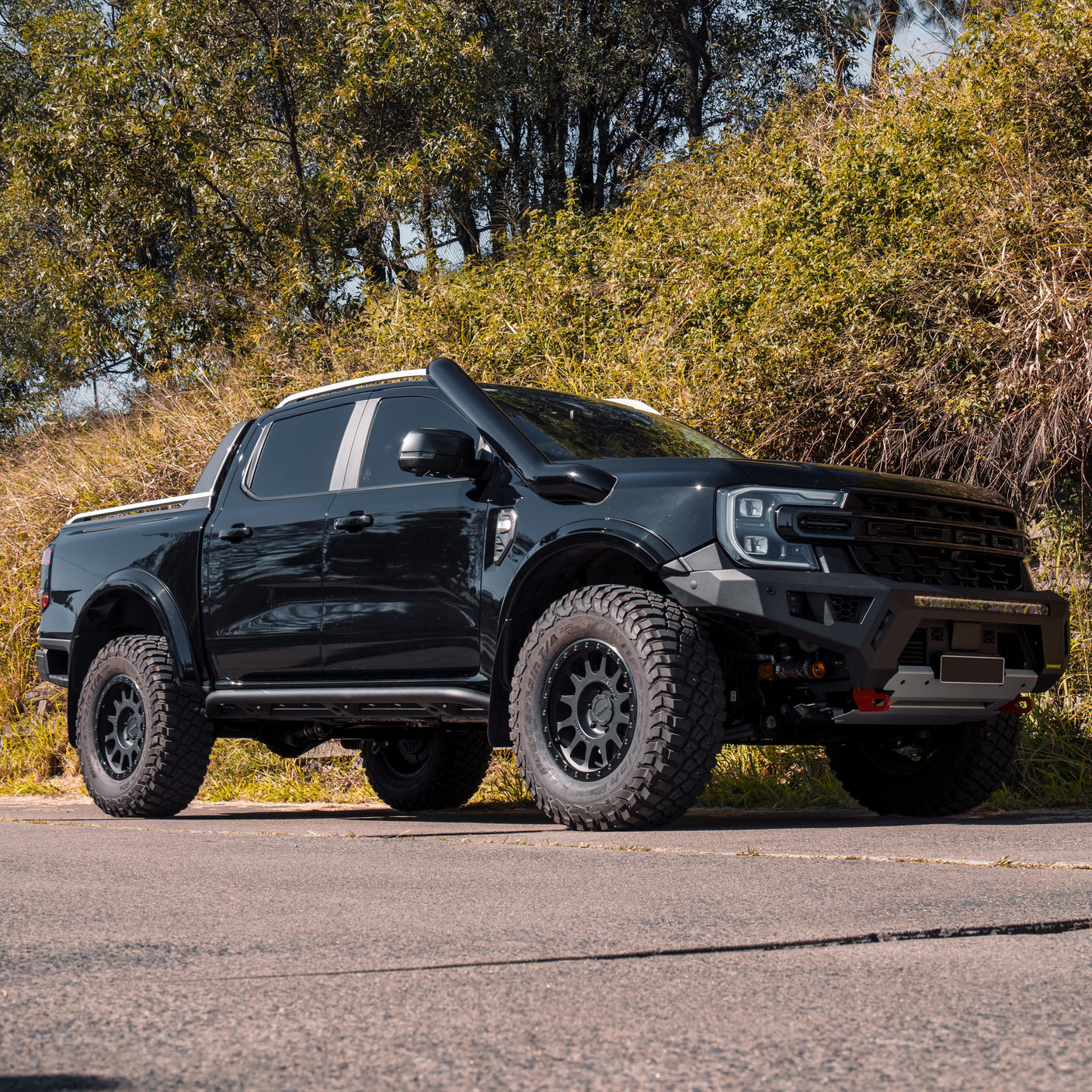 Ford Ranger Next Gen 5 Inch Stainless Snorkel Kit and Alloy Airbox Kit