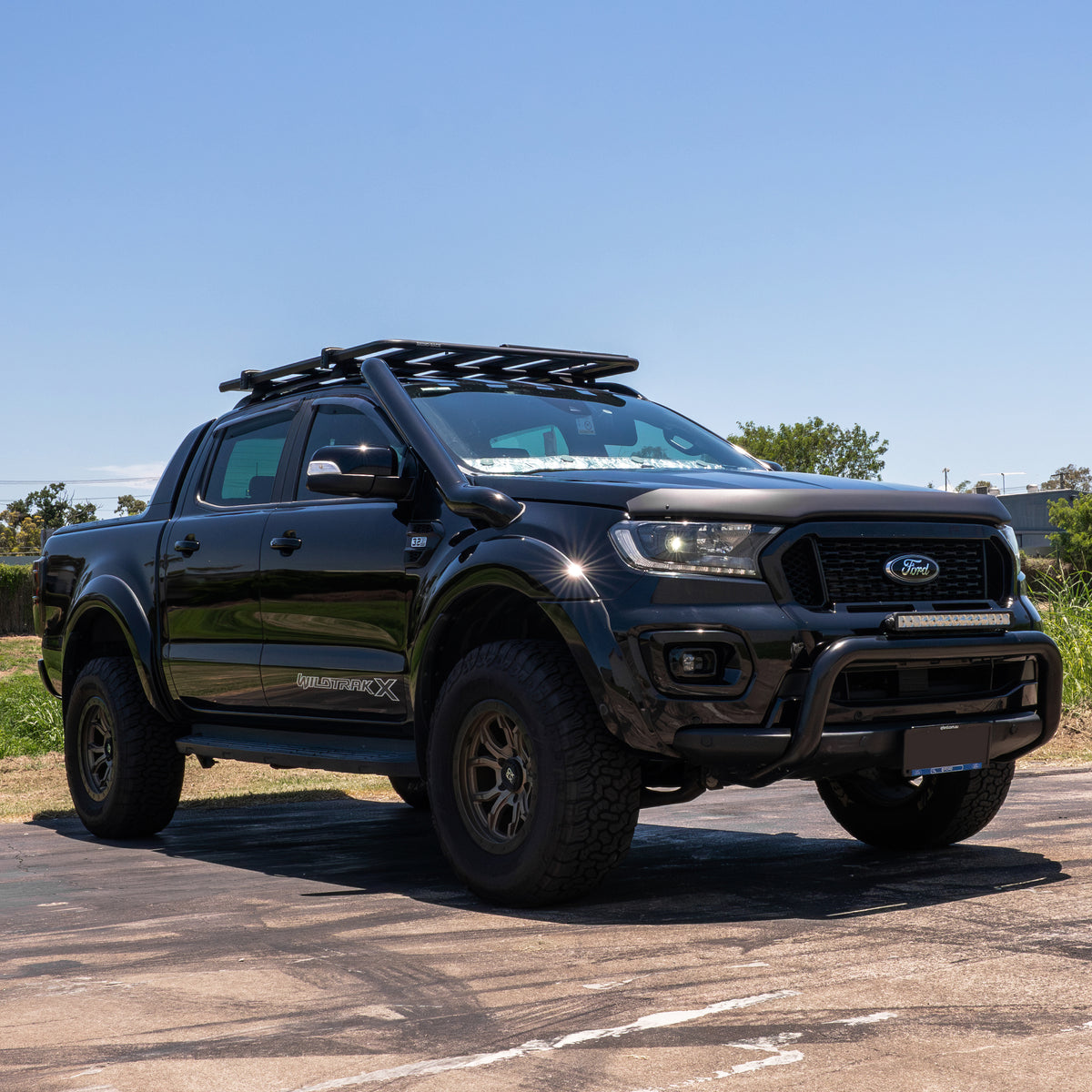 Ford Ranger PX1/2/3 3.2L/2.2L Stainless Snorkel And Alloy Airbox Kit