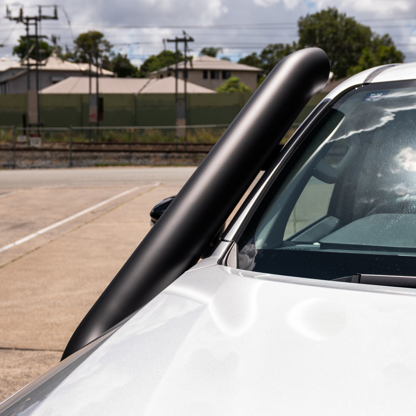 5 Inch Short Entry Stainless Snorkel to suit Toyota Hilux N90