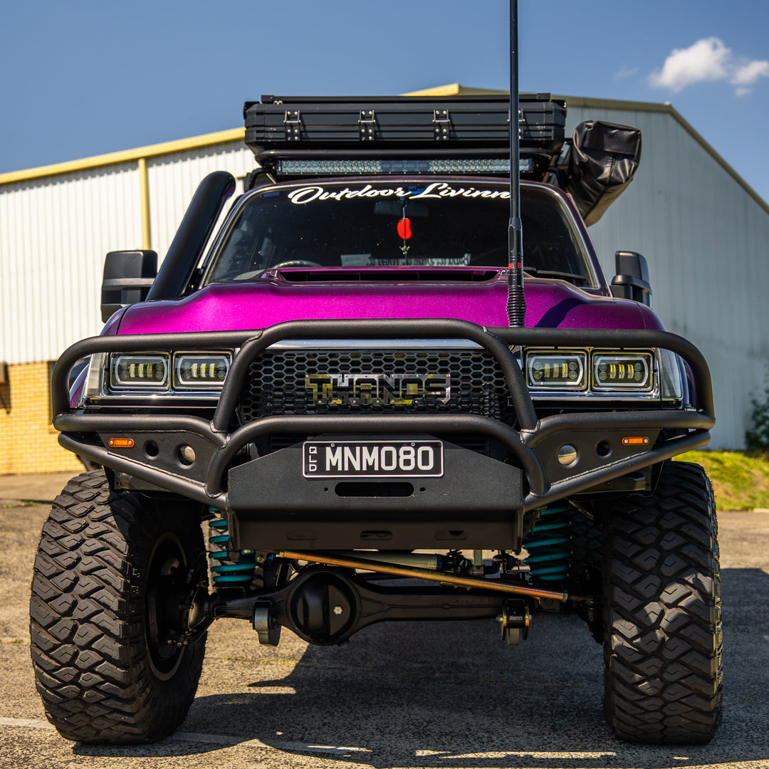 CONTACT TO ENQUIRE 5 Inch Short Entry Stainless Snorkel and HyperFab Alloy Airbox to suit Toyota Landcruiser 80 Series