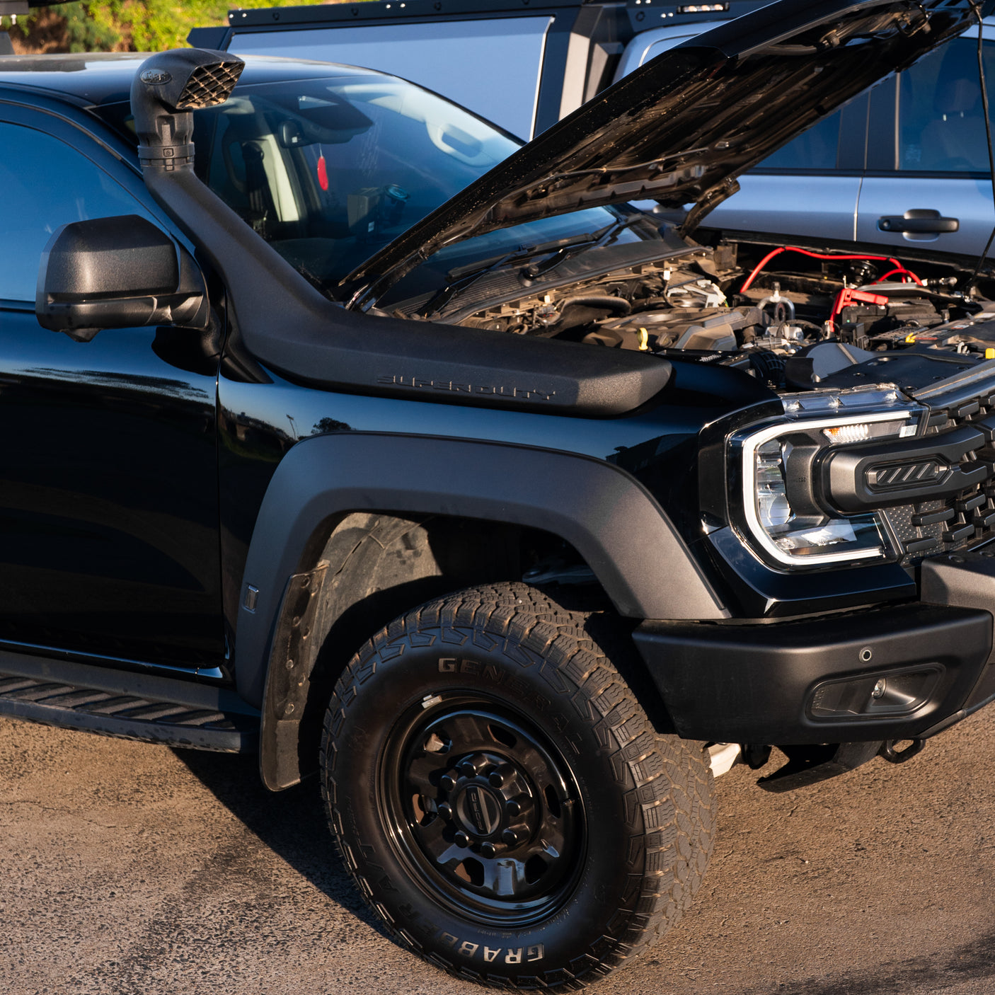 Ford Ranger Next Gen Super Duty V6 Alloy Airbox to Suit Factory Plastic Super Duty Snorkel