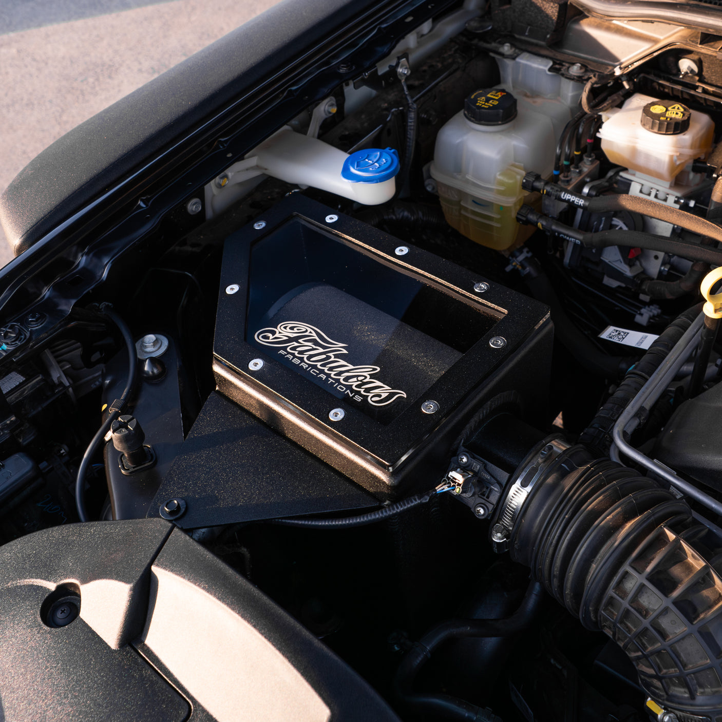 Ford Ranger Next Gen Super Duty V6 Alloy Airbox to Suit Factory Plastic Super Duty Snorkel
