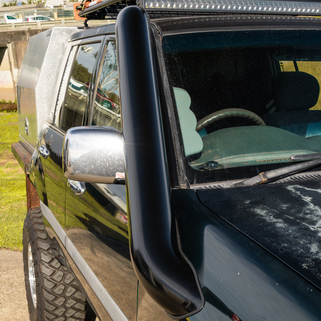CONTACT TO ENQUIRE 5 Inch Short Entry Stainless Snorkel to suit Toyota Landcruiser 100/105 Series
