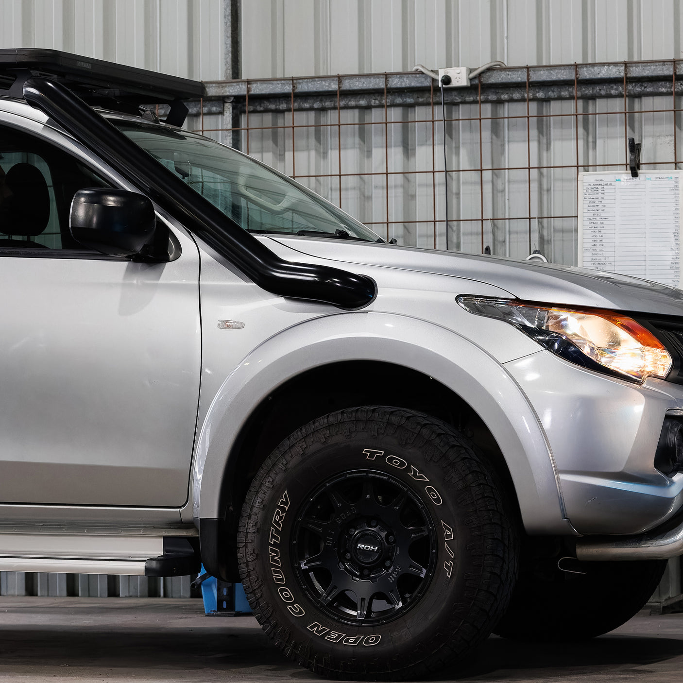 Mitsubishi MQ Triton Stainless Snorkel