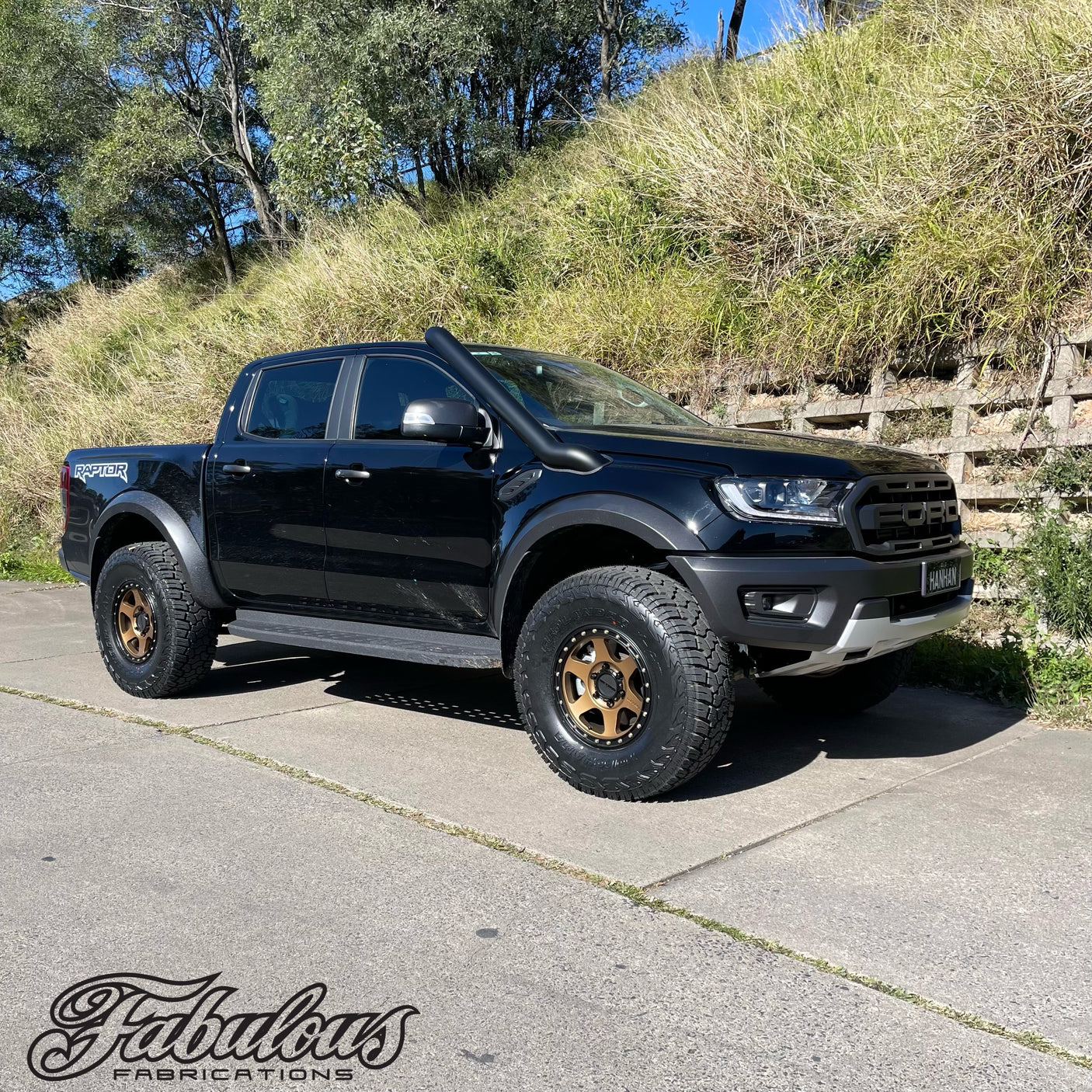 Ford Ranger Raptor Stainless Snorkel and Factory Airbox* Kit (Short & Mid Entry Available)