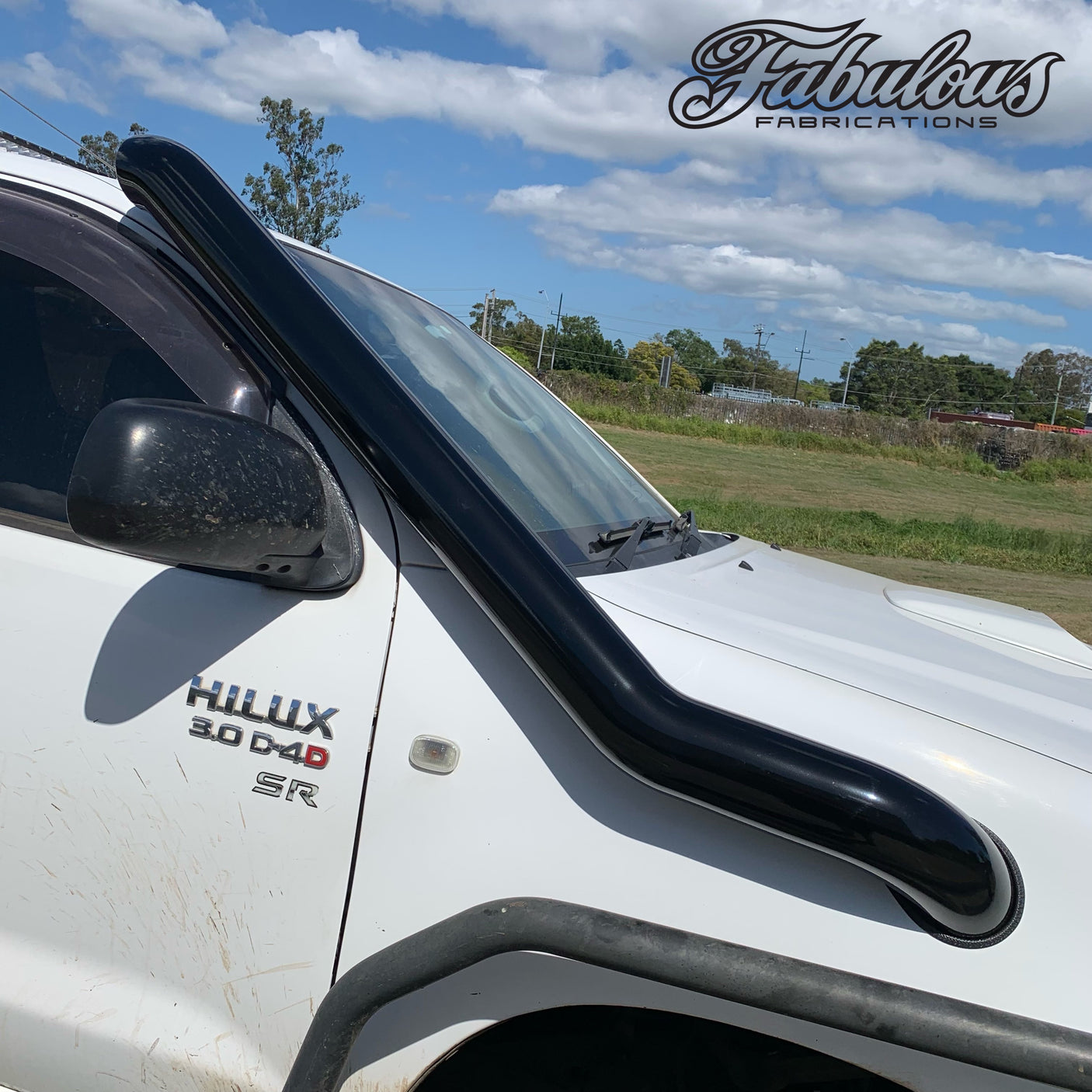 Stainless Snorkel to suit Toyota Hilux N70 (Short & Long Entry Available)