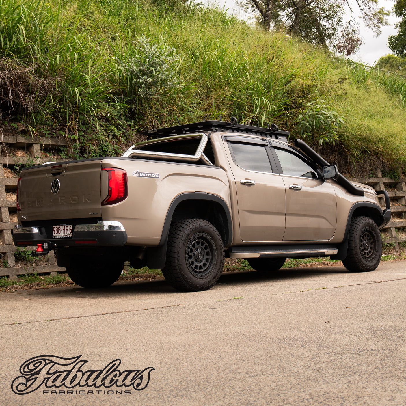 Volkswagen Amarok Next Gen 4 Inch Stainless Snorkel Kit and Alloy Airbox Kit (Silencer Included)