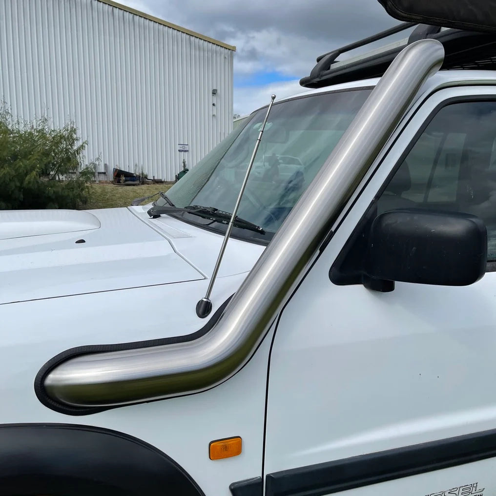 CONTACT TO ENQUIRE Nissan GU Series 1-3 Patrol 4" Mid Entry Stainless Snorkel