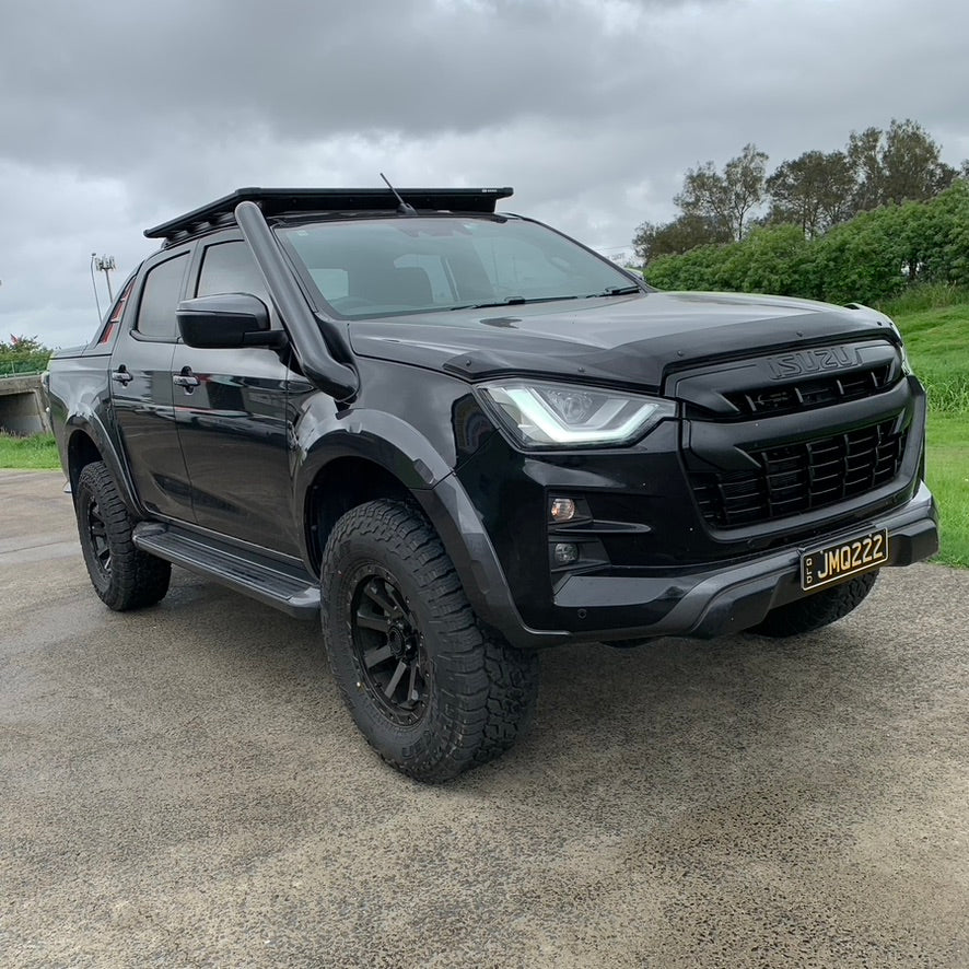 Isuzu Dmax 2020 Onwards Stainless Snorkel and Alloy Pod Filter Airbox Kit (Short & Mid Entry Available)