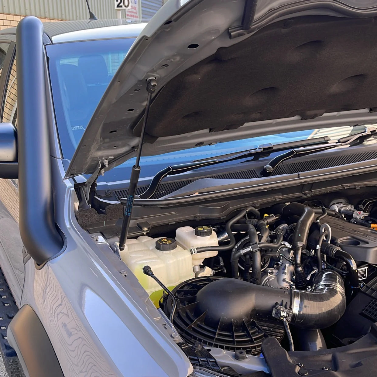 Ford Ranger Raptor 5" Short Entry Stainless Snorkel and Alloy Airbox Kit