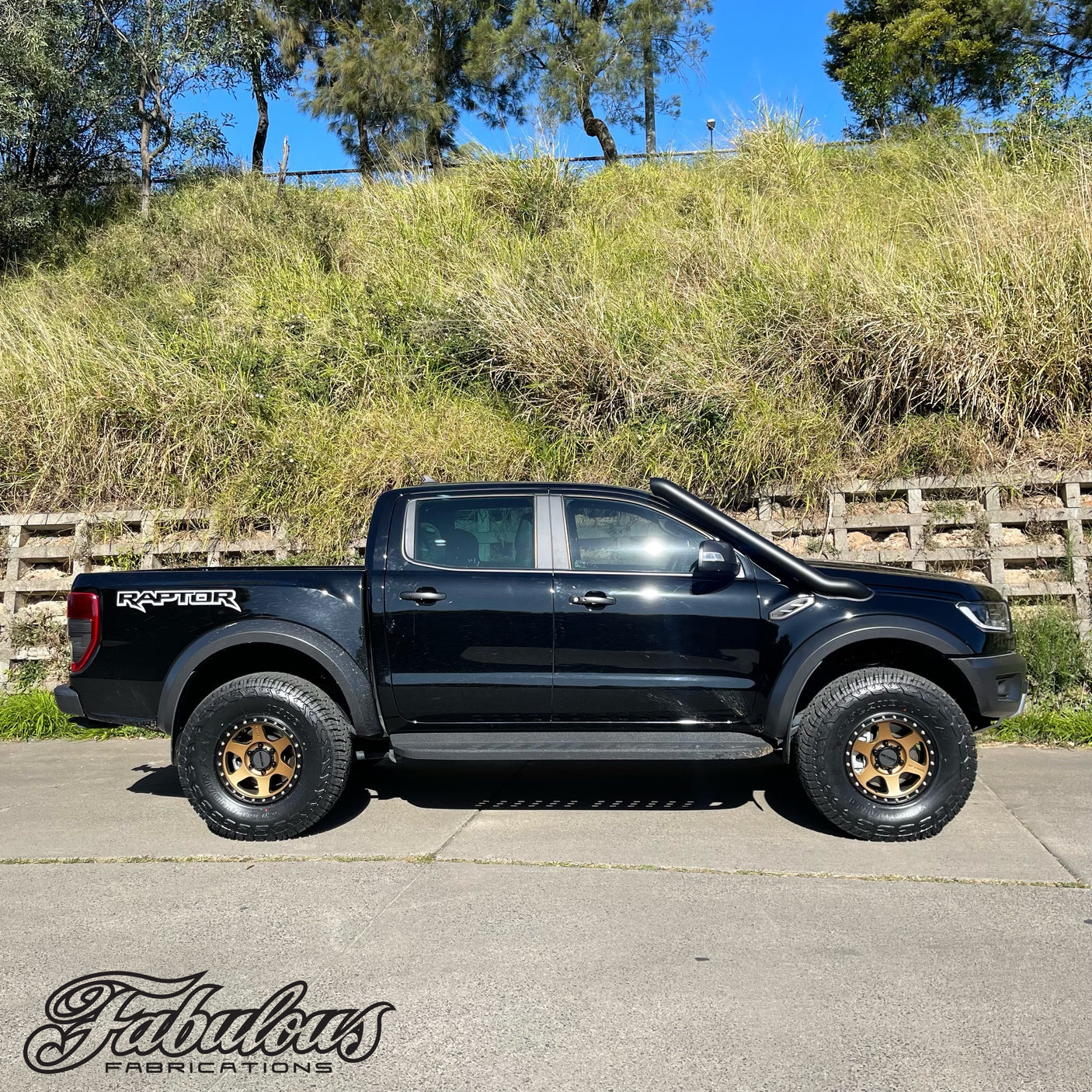 Ford Ranger Raptor Stainless Snorkel and Factory Airbox* Kit (Short & Mid Entry Available)