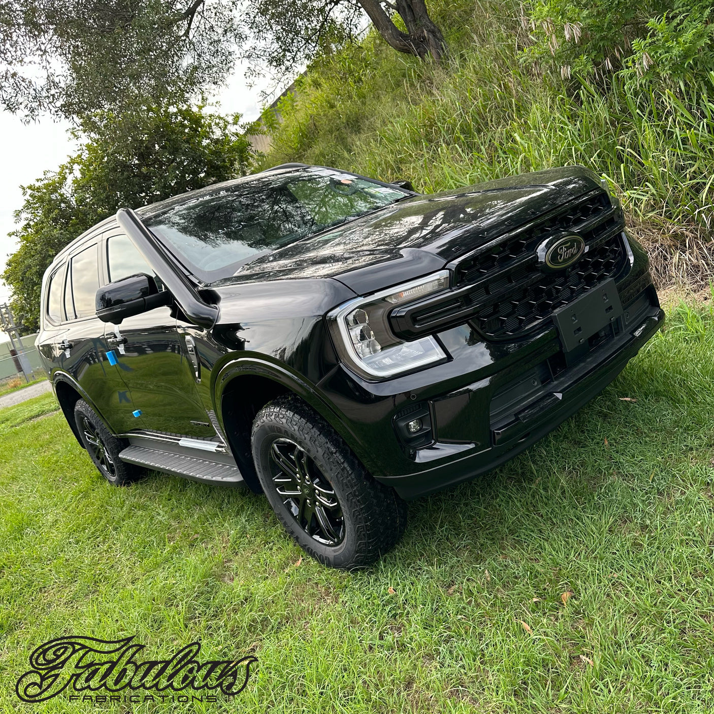 Ford Everest Next Gen 4 Inch Stainless Snorkel and Alloy Washer Bottle Kit (Short & Mid Entry Available)