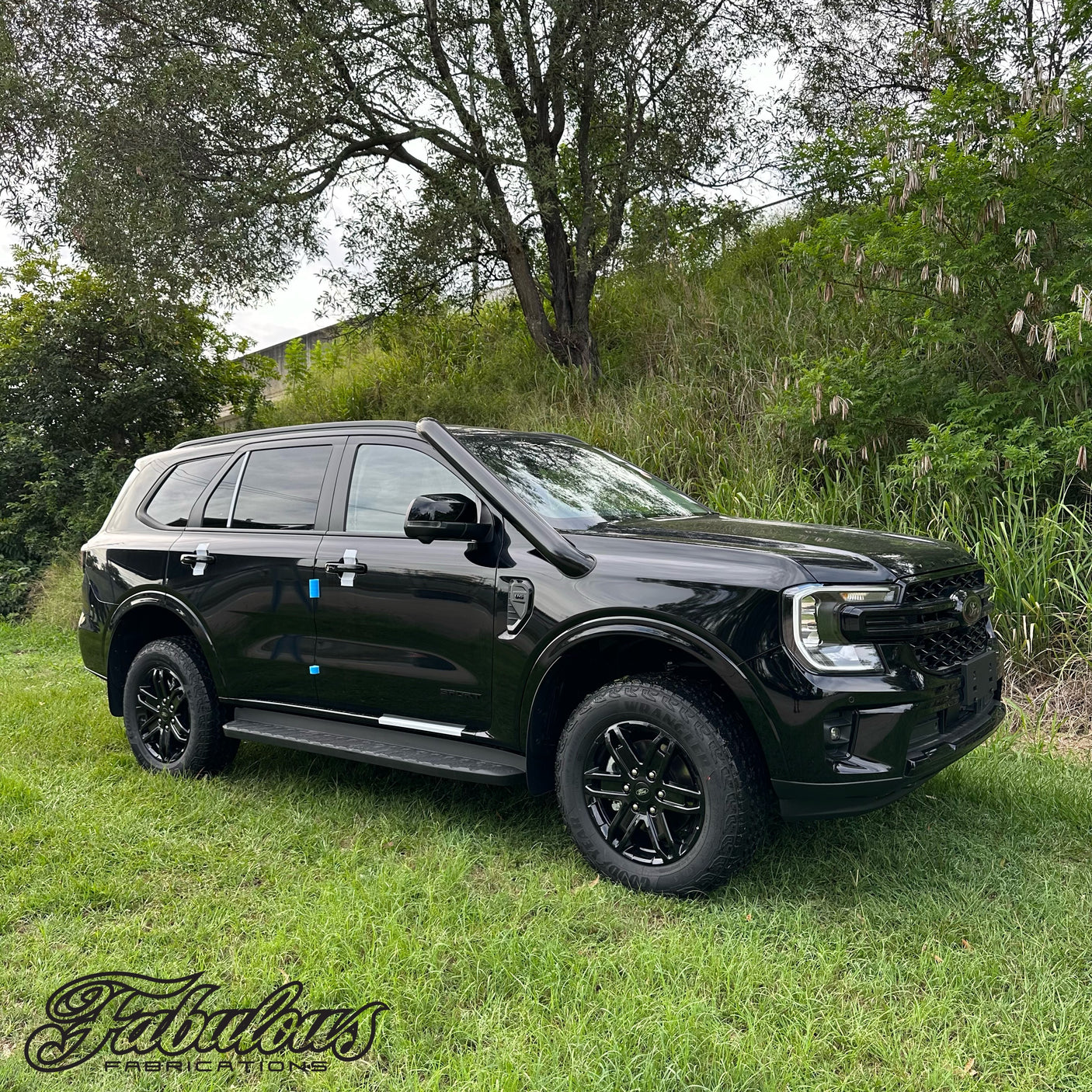Ford Everest Next Gen 4 Inch Stainless Snorkel and Alloy Washer Bottle Kit (Short & Mid Entry Available)
