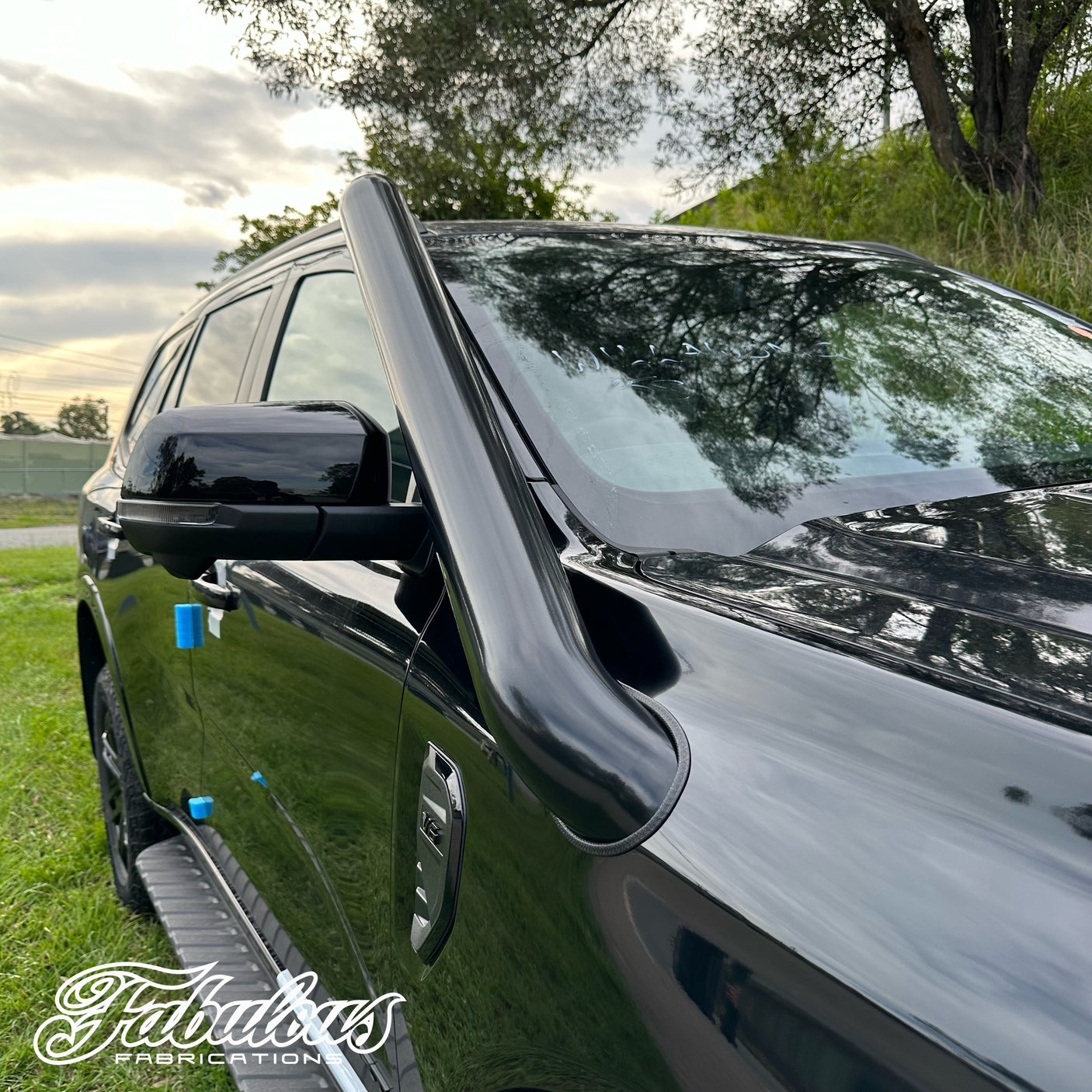 Ford Everest Next Gen 4 Inch Stainless Snorkel and Alloy Washer Bottle Kit (Short & Mid Entry Available)