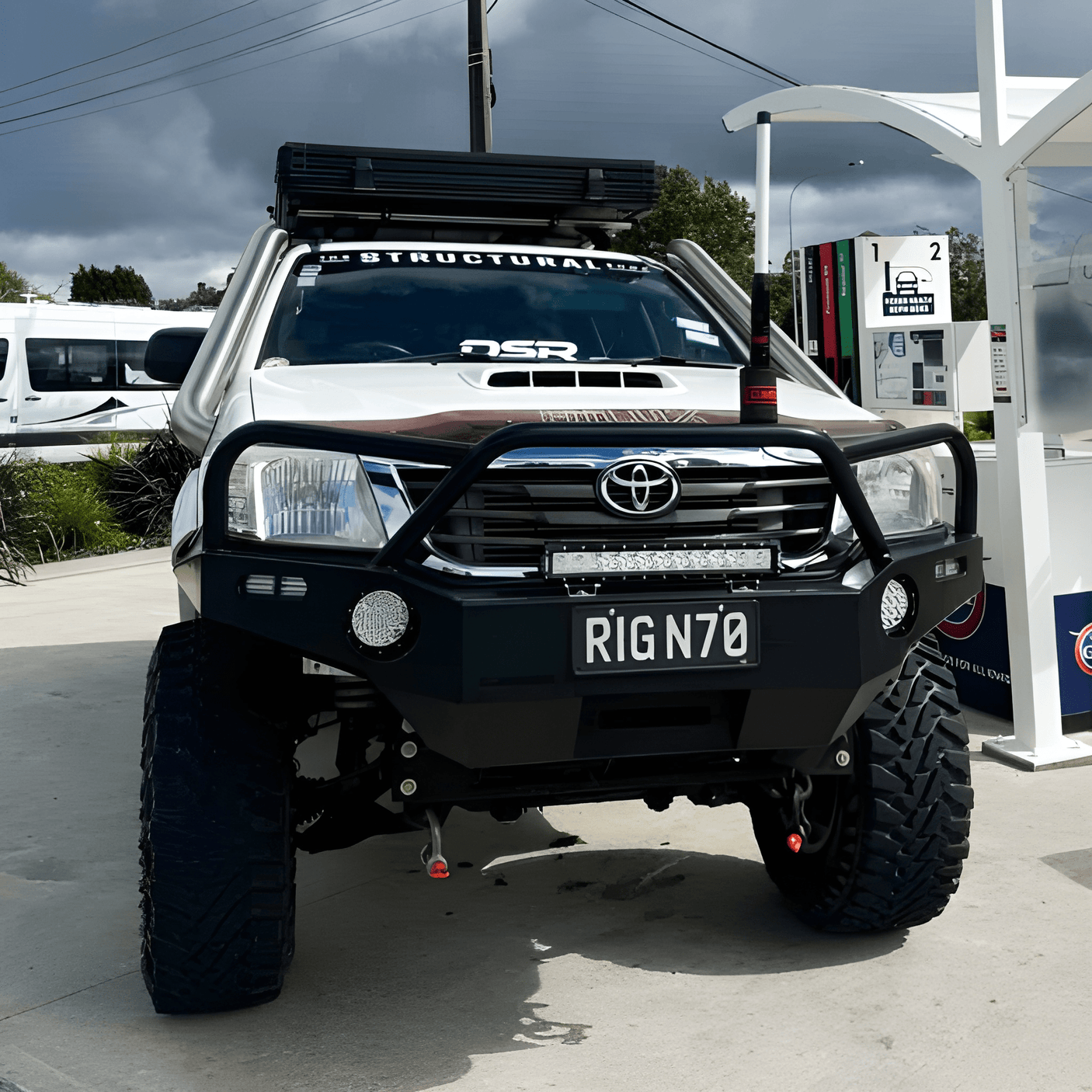 Dual 4 inch Stainless Snorkel to suit Toyota Hilux N70 (Short Entry Only)