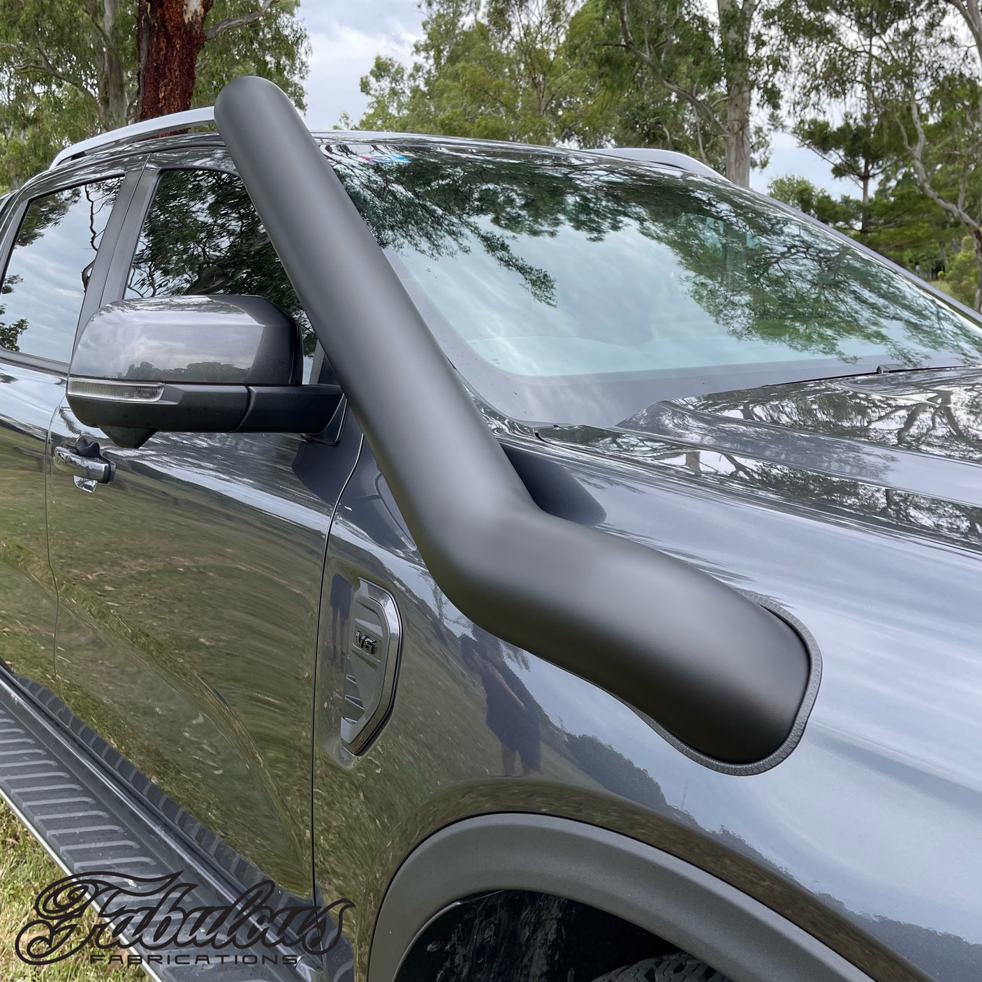 Ford Ranger Next Gen 5 inch Stainless Snorkel and Alloy Washer Bottle Kit