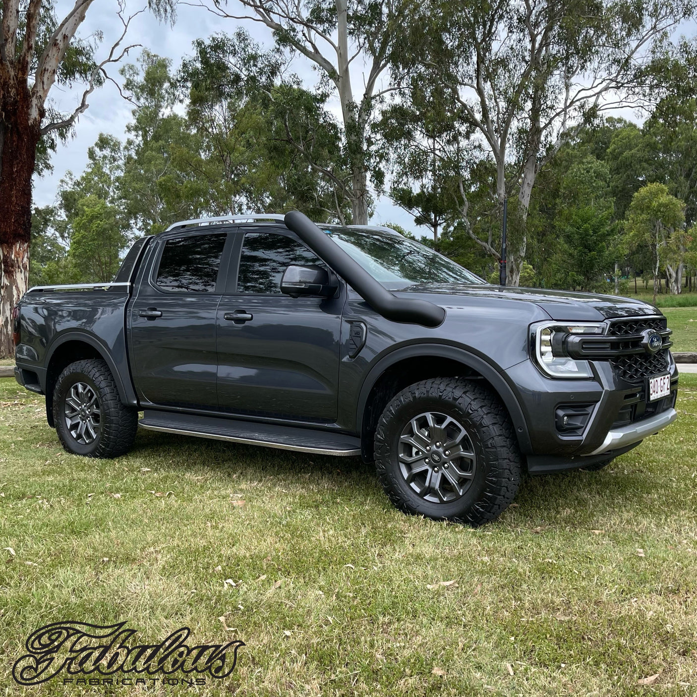 Ford Ranger Next Gen 5 Inch Stainless Snorkel Kit and Alloy Airbox Kit