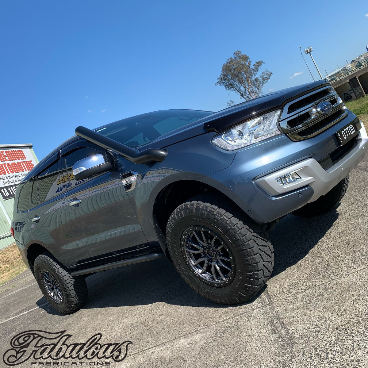 Ford Everest Stainless Snorkel and Alloy Airbox Kit Fabulous