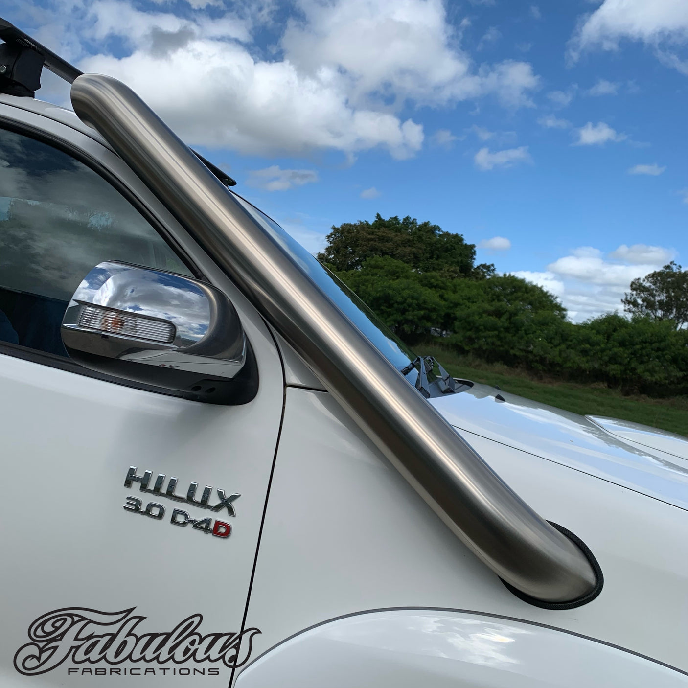 Stainless Snorkel to suit Toyota Hilux N70 (Short & Long Entry Available)