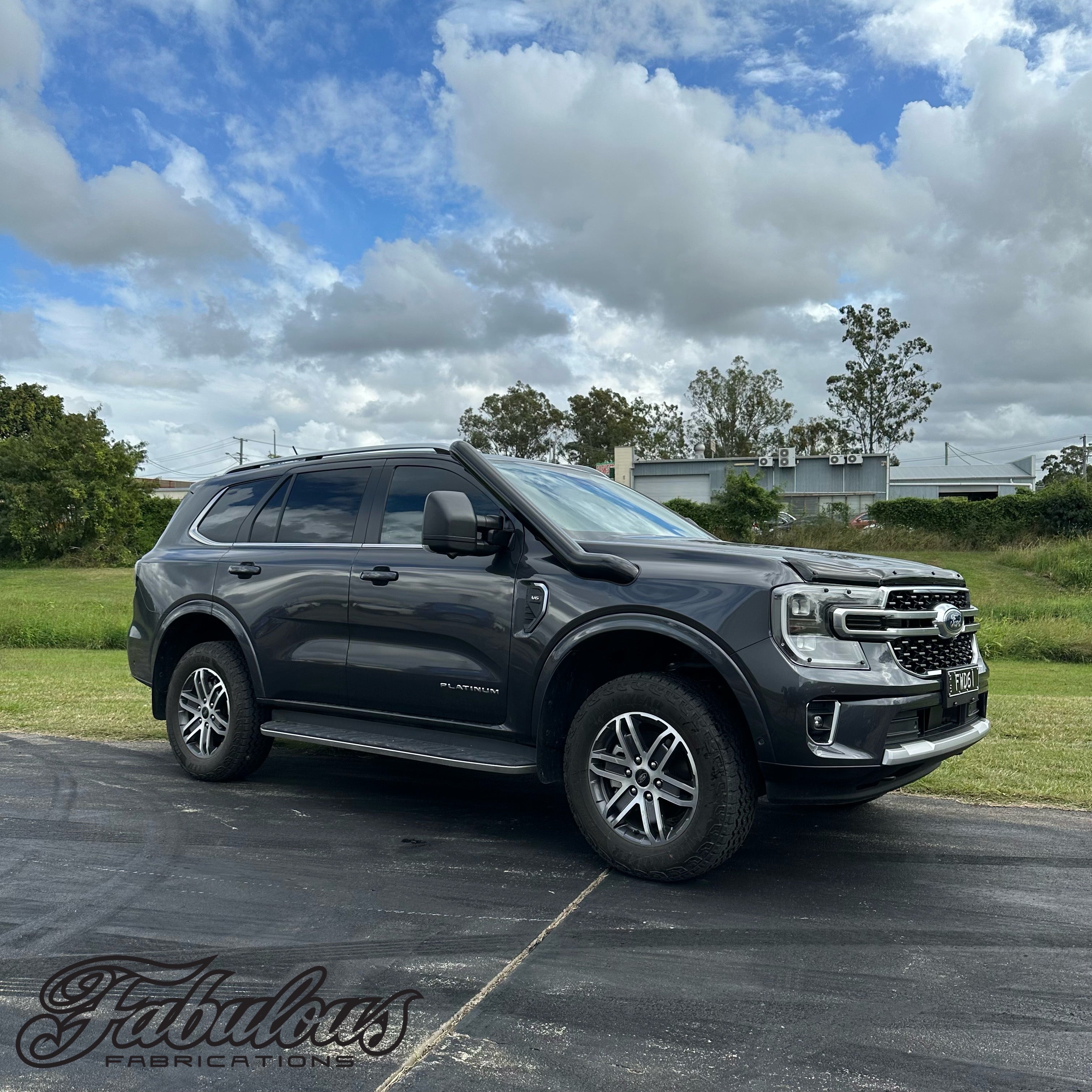 Ford Everest Next Gen 4 Inch Stainless Snorkel Kit and Alloy