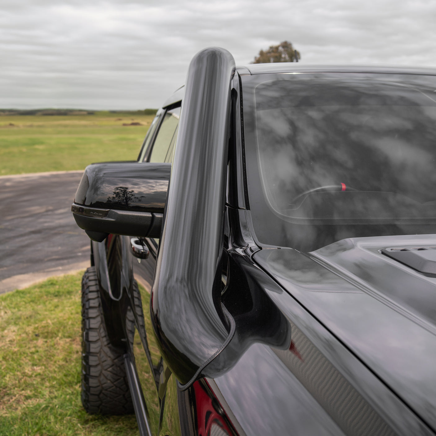 Ford Ranger Raptor Next Gen 5 Inch Stainless Snorkel and Alloy Washer Bottle Kit