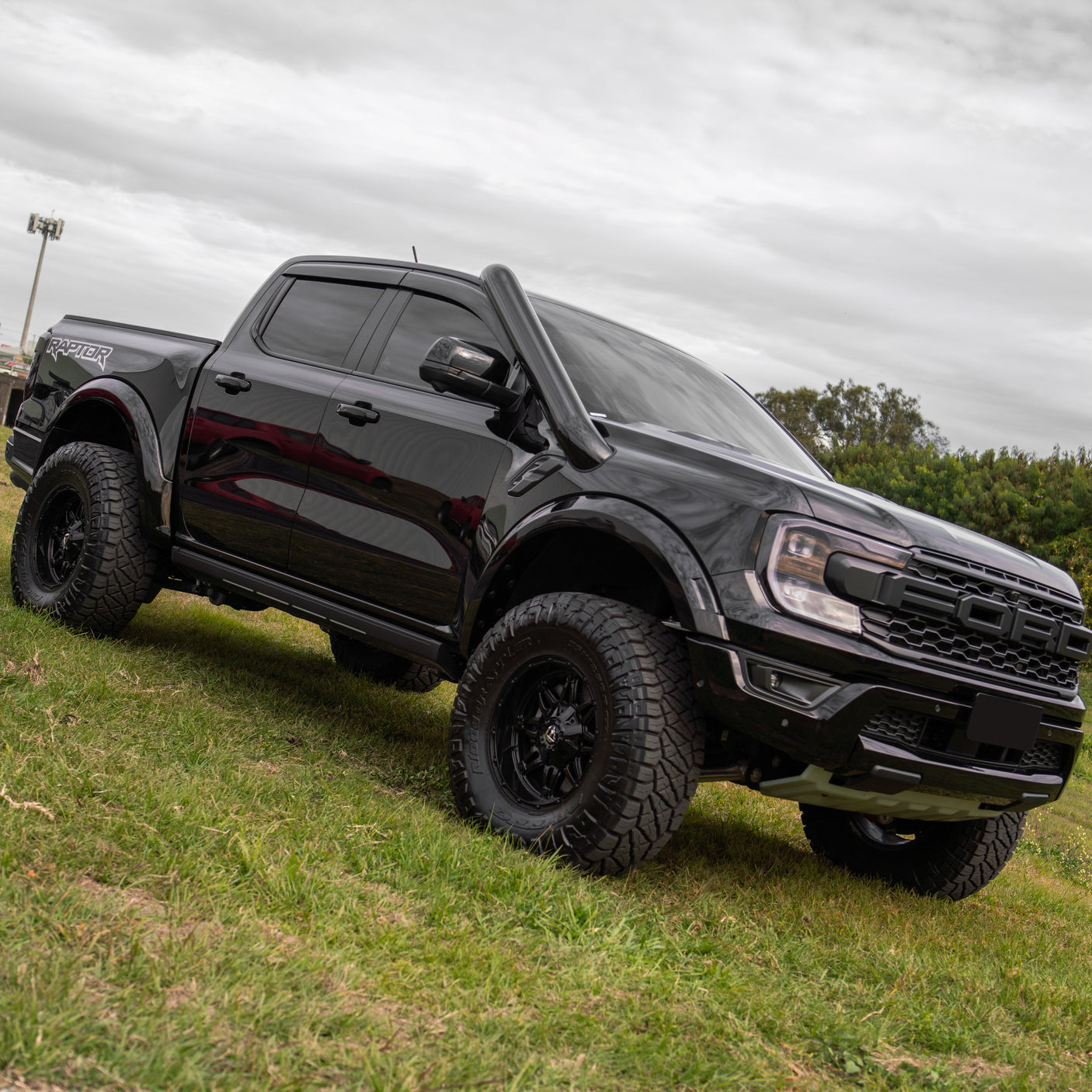 Ford Ranger Raptor Next Gen 5 Inch Stainless Snorkel and Twin Intake Alloy Airbox Kit