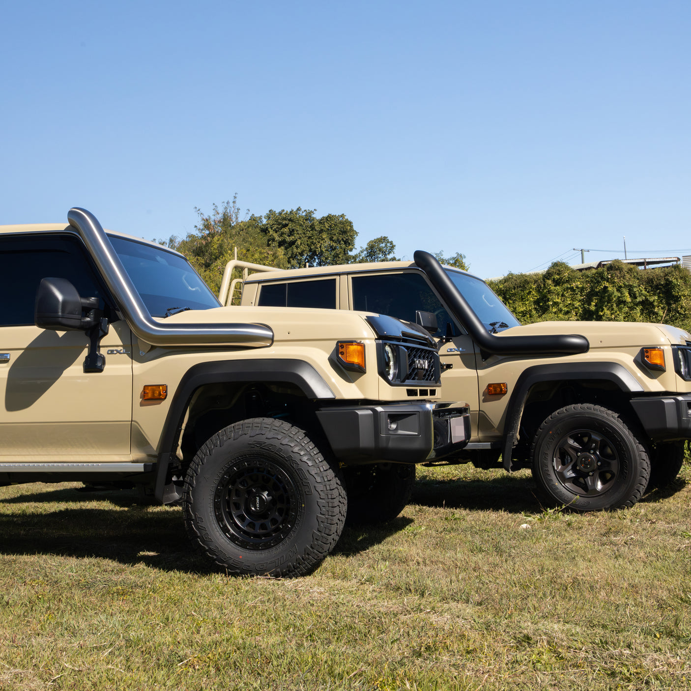 Toyota Landcruiser Facelift 70 Series Stainless Snorkel