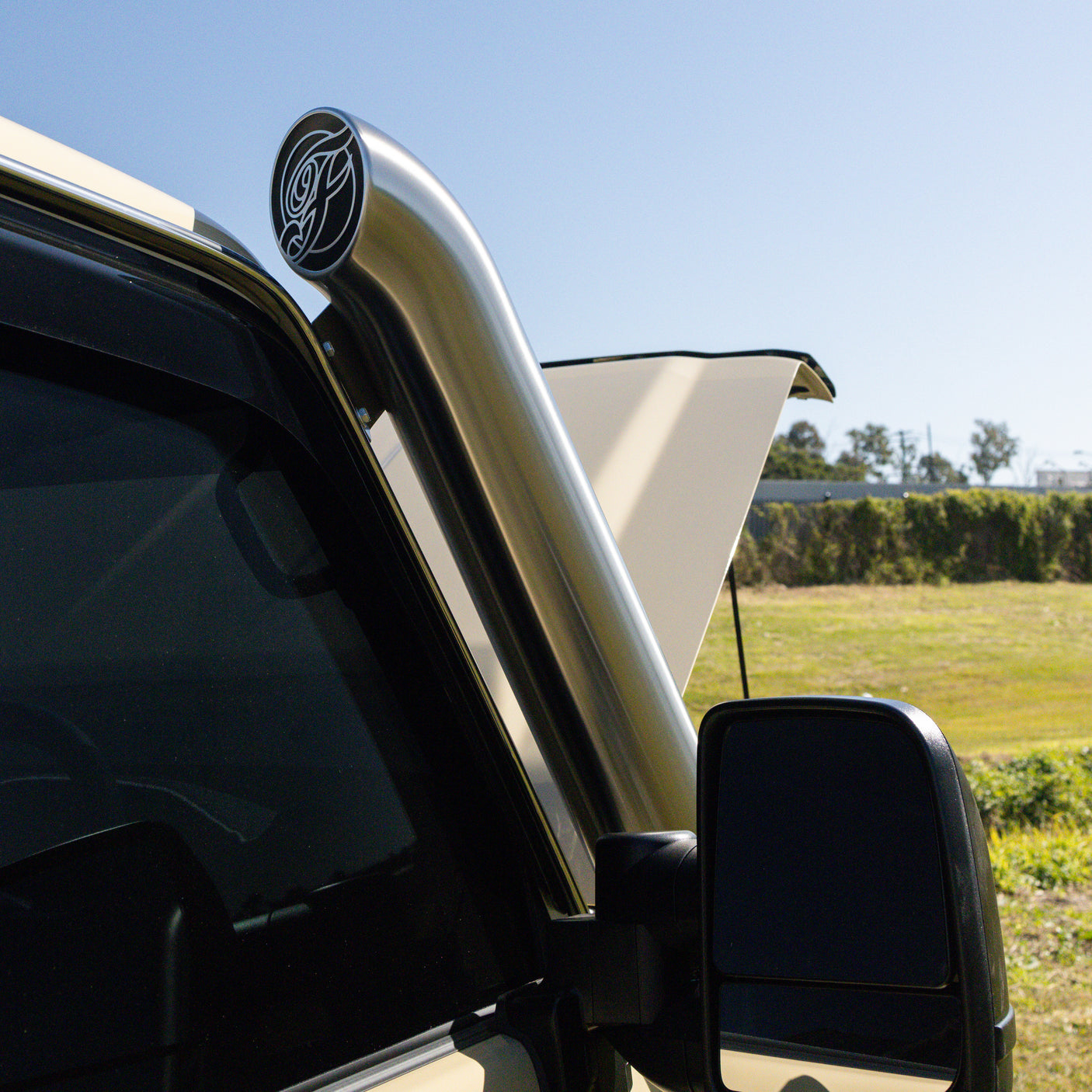 Toyota Landcruiser Facelift 70 Series Stainless Snorkel