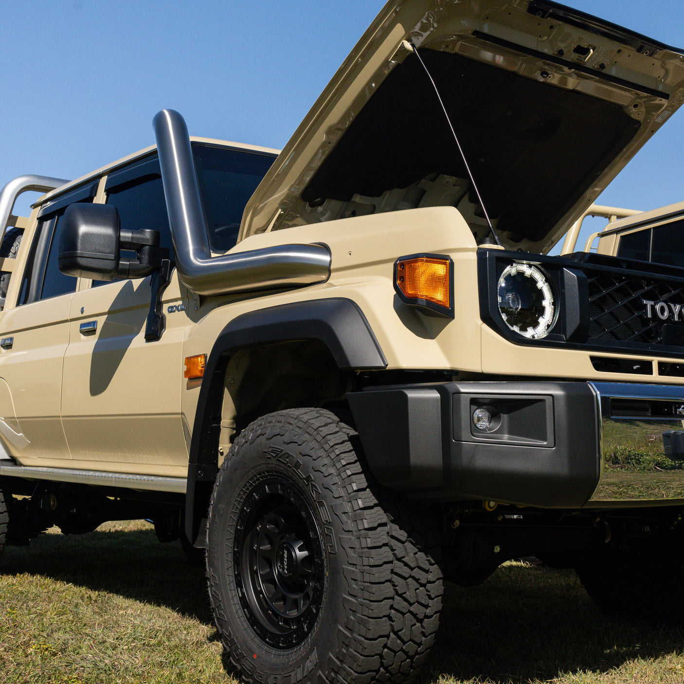 Toyota Landcruiser Facelift 70 Series Stainless Snorkel