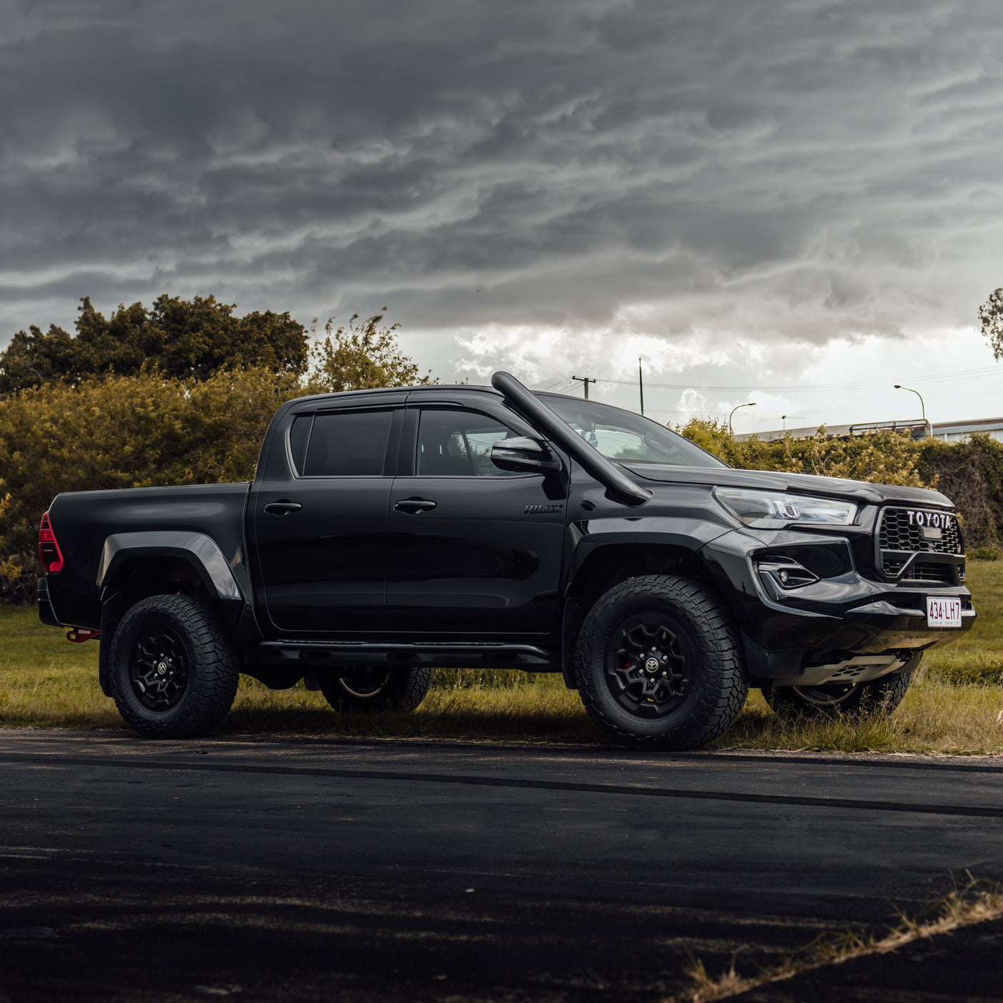 4 Inch Stainless Snorkel and Alloy Airbox to suit Toyota Hilux N80 (Short & Mid Entry Available)