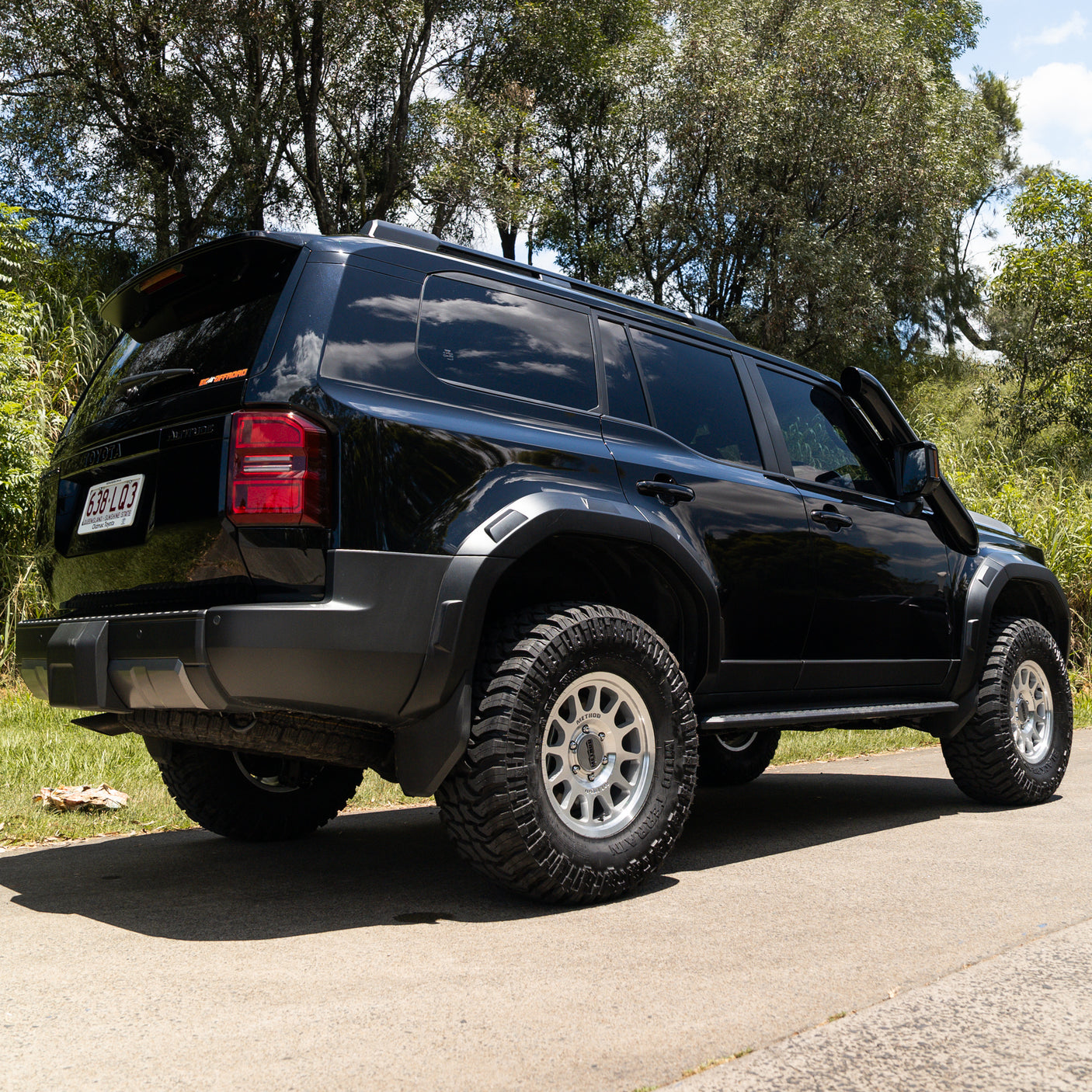 5 Inch Short Entry Stainless Snorkel to suit Toyota Landcruiser Prado 250 Series